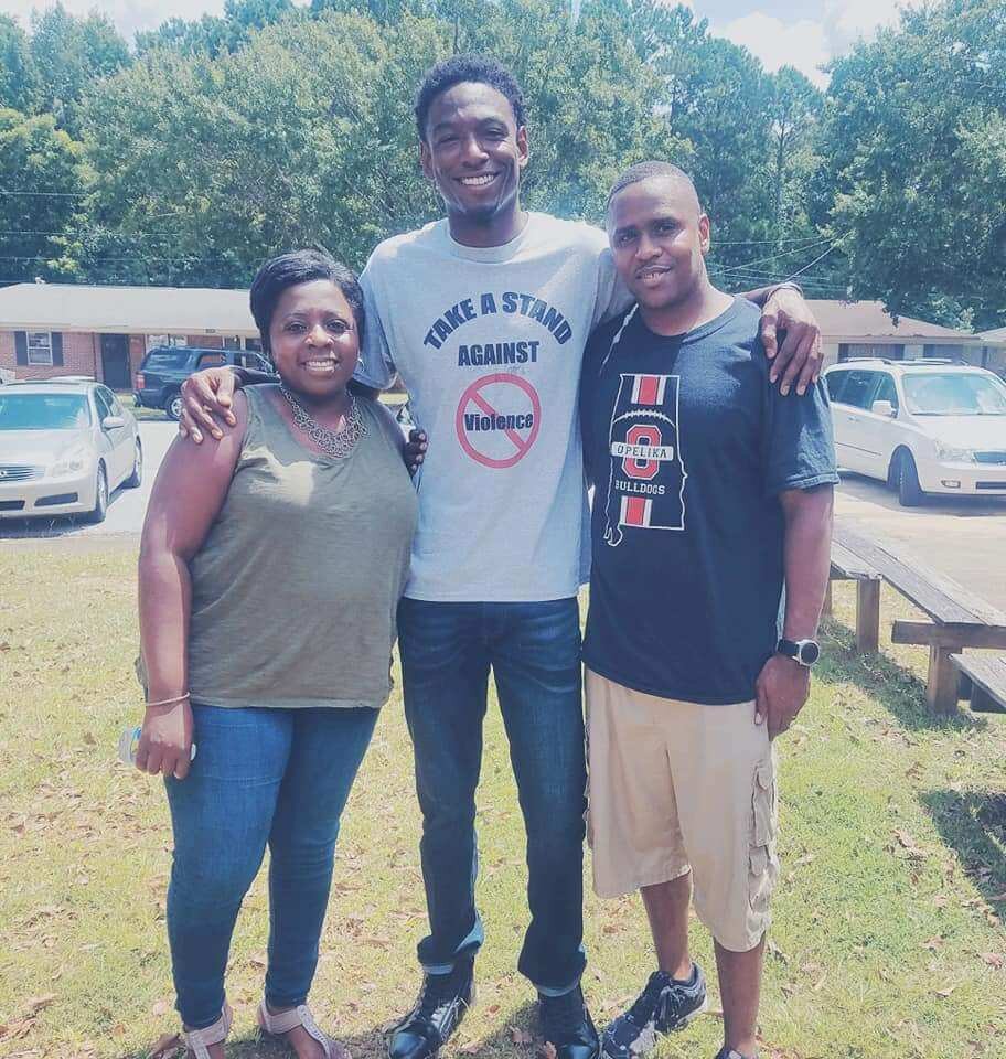  Pastor Carolyn Morton and friends that supported the Peace March and Rally Against Violence in the Opelika Community, organized by the Samford Community Outreach Fellowship group and the Samford Community Outreach Nonviolence Group. 