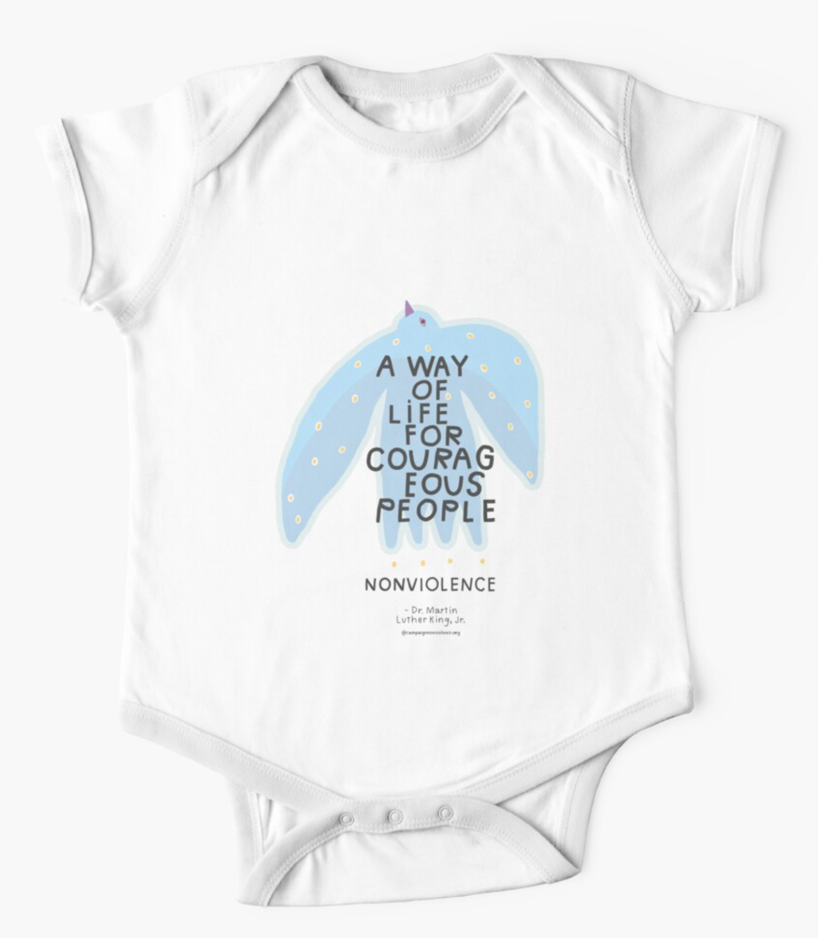 A Way of Life for Courageous People - MLK - Onesie