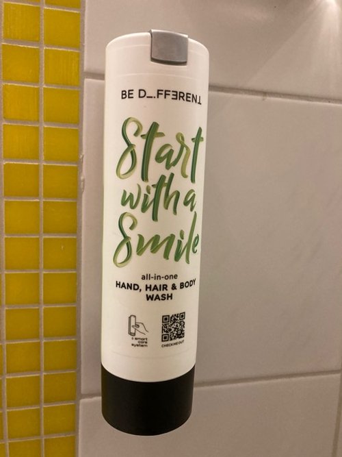 Refillable hotel soap to reduce single use plastic