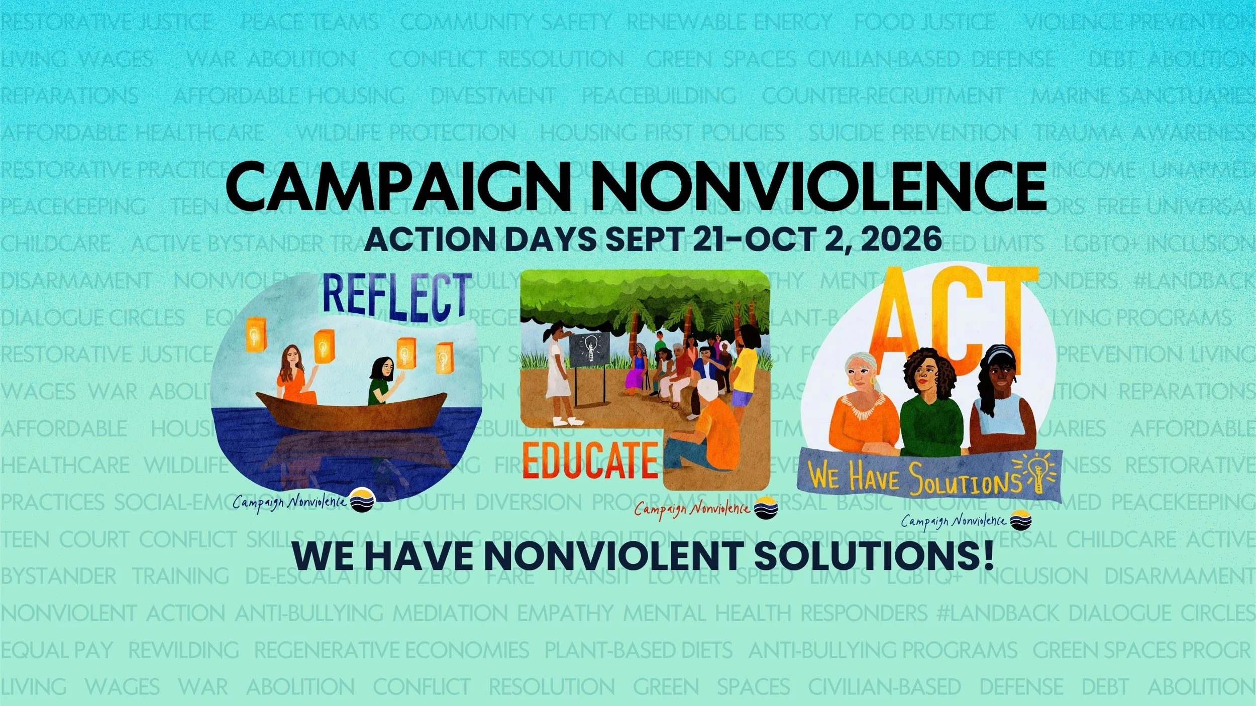 Tens of Thousands Take Action For Nonviolent Solutions: Campaign Nonviolence Action Days 2026