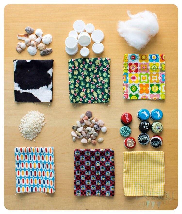 Bola de tela sensorial de felpa para bebés | 8 bolas de tela de material  sensorial diferente | 8 texturas y patrones diferentes | Juguetes de etapa  de