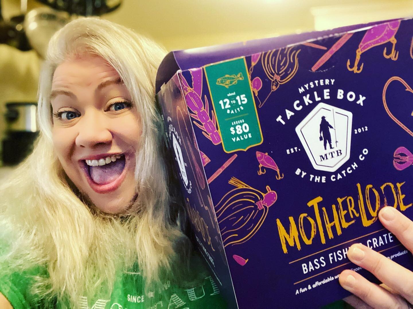 Wooohoo I&rsquo;m one of the LUCKY ONES! I got my hands on a SOLD OUT @mysterytacklebox MOTHERLODE! Check out the link in my bio to see me UNBOX this big purple bad boy.

 And heyyy @jonbrollin  what&rsquo;s good?!