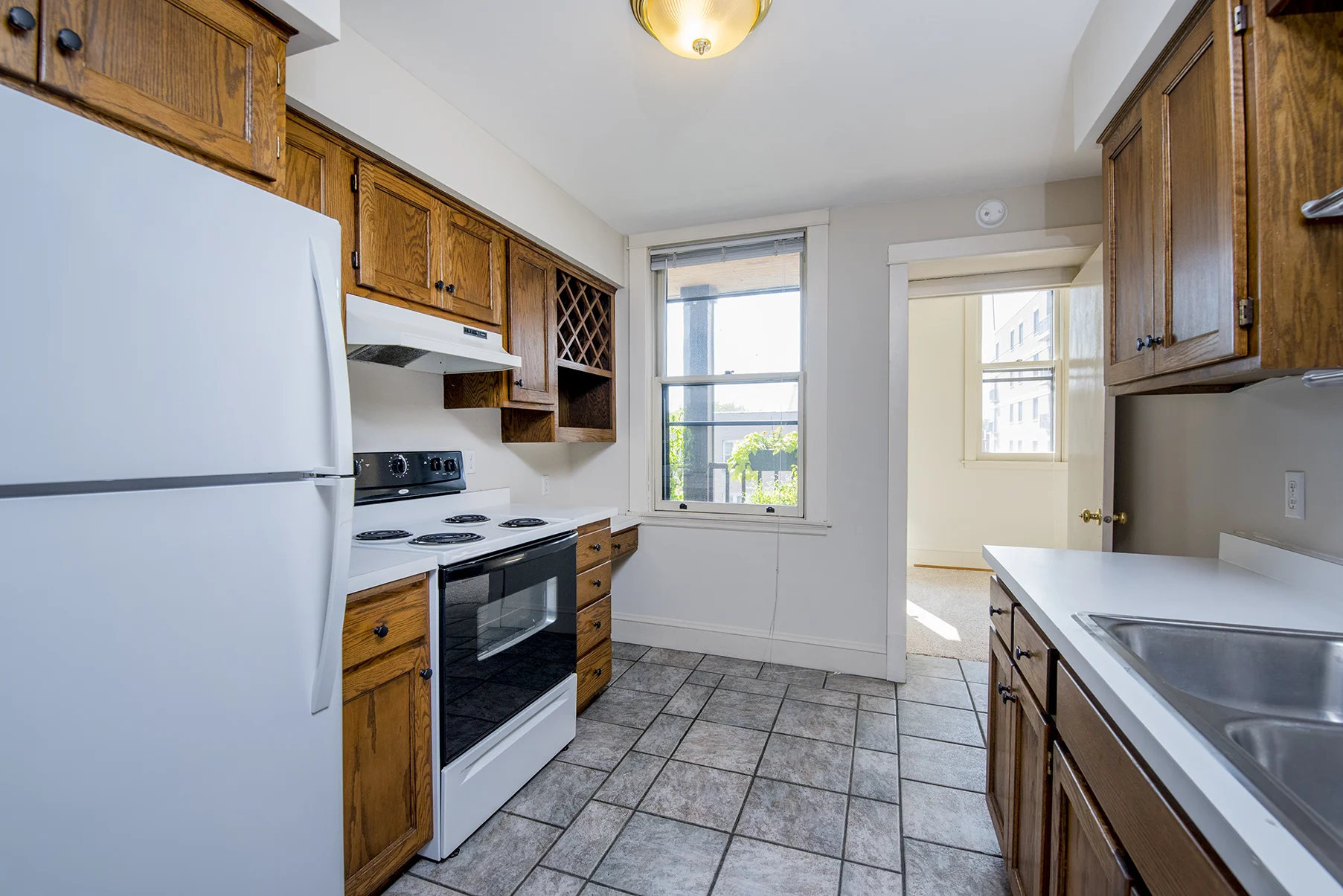 Nicely updated kitchen - there is a (4 season) sunroom which could be used as a home office or a third bedroom.