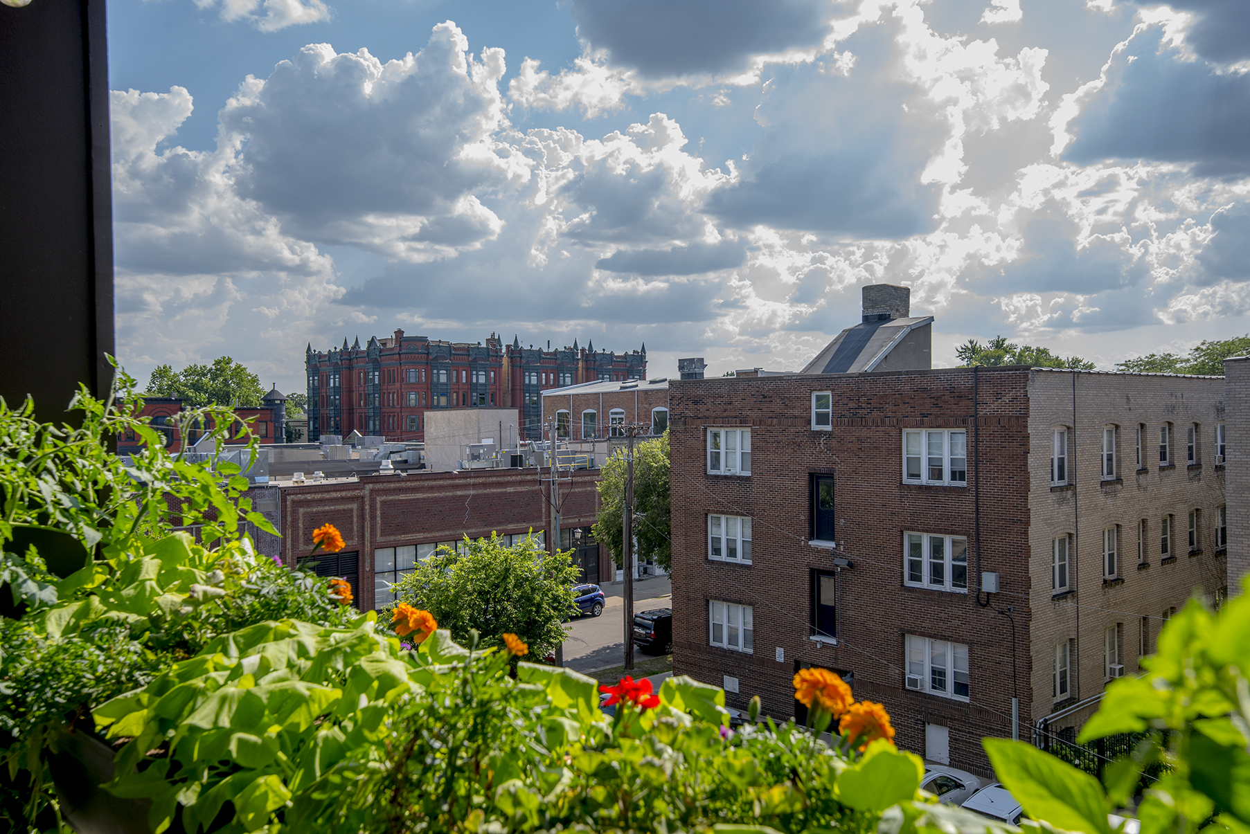 A view from one of our back balconies!