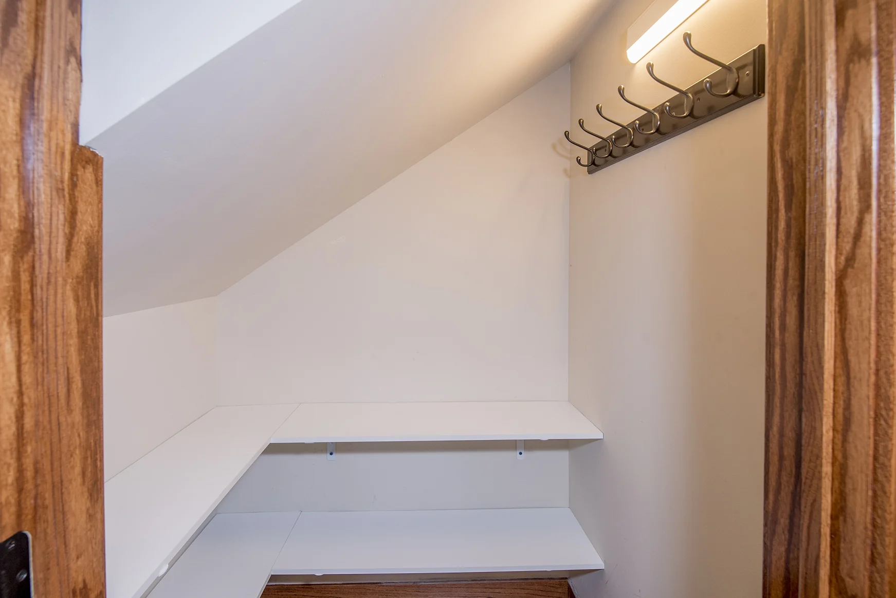 Copy of Front closet with motion sensor light inside.