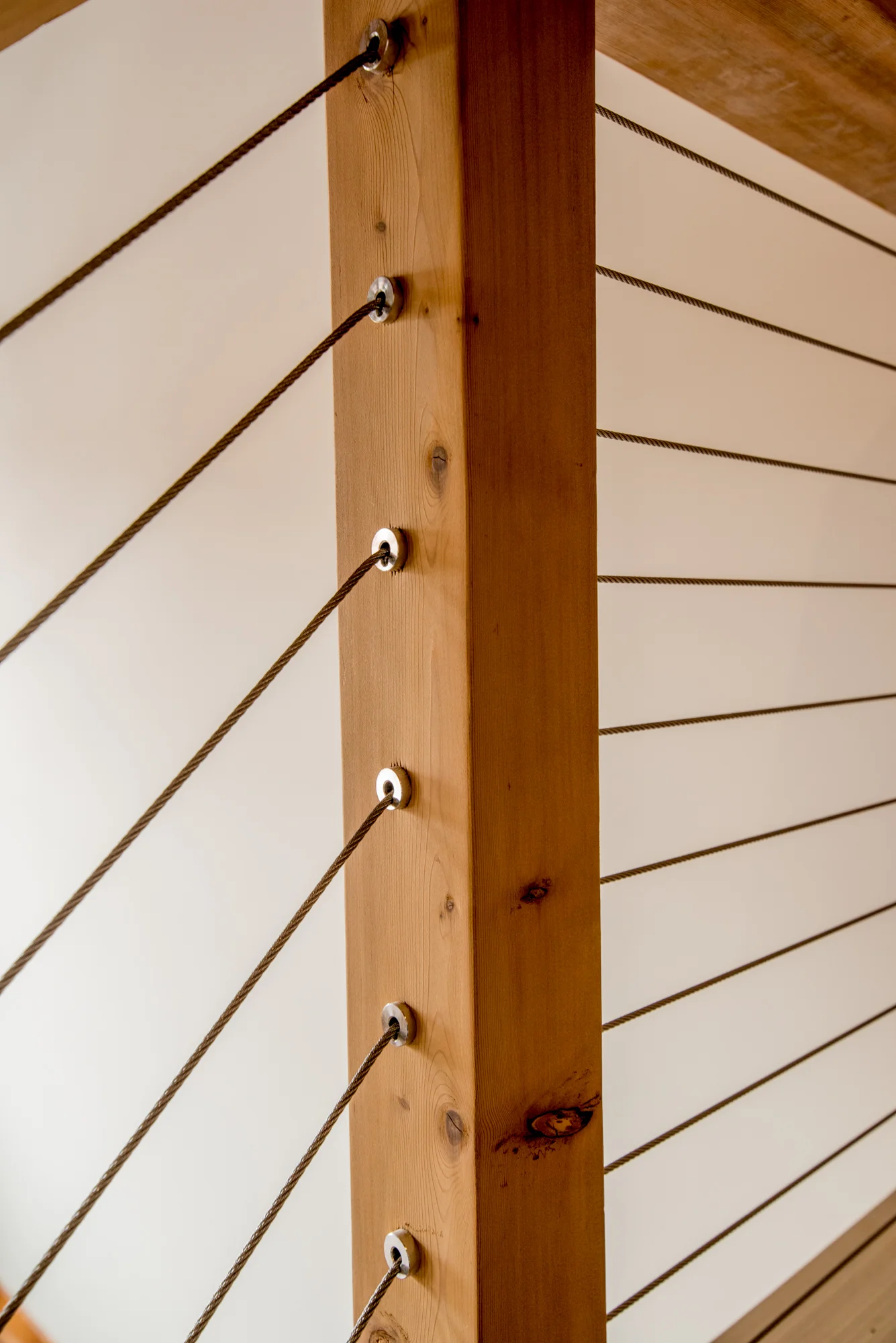 Lofts secured with open cable design