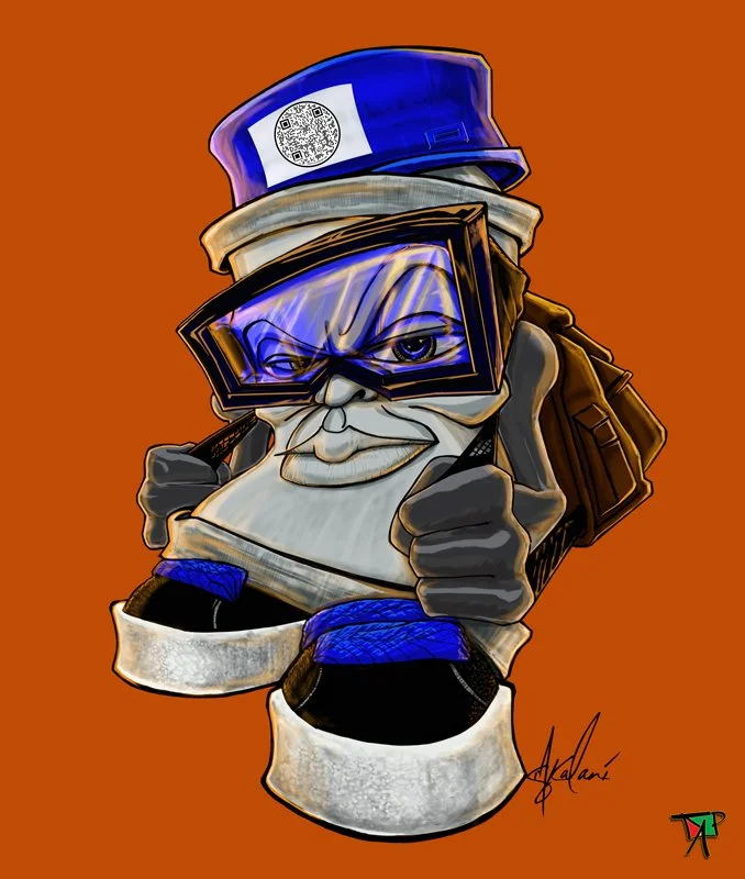 007 Spraycan - Blue Laces