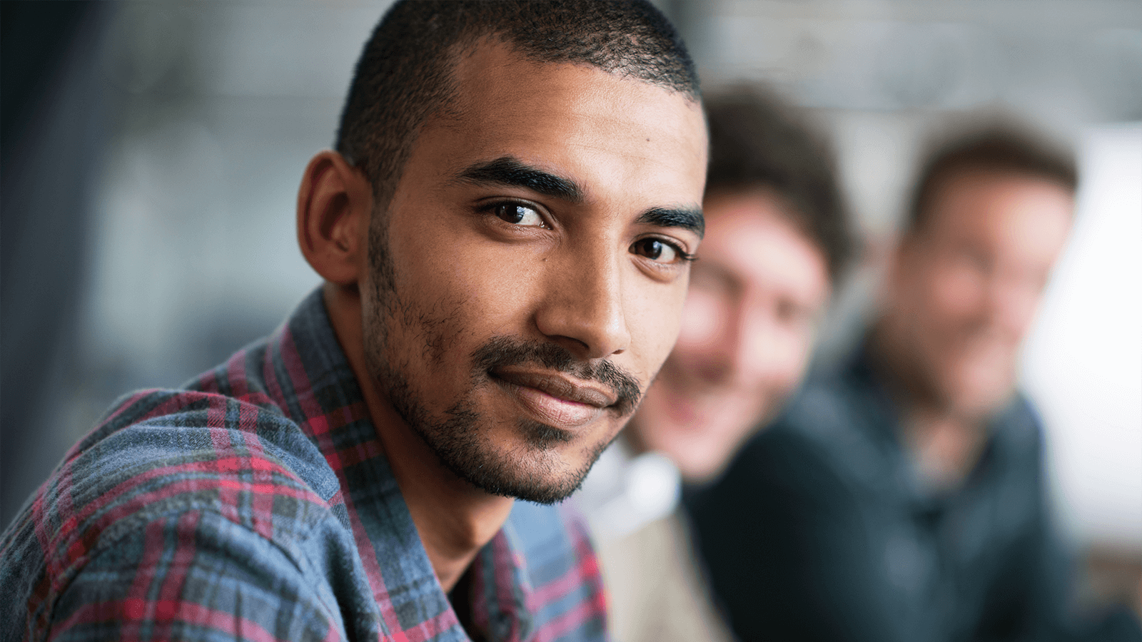 Young Man Attending Support Group Meeting