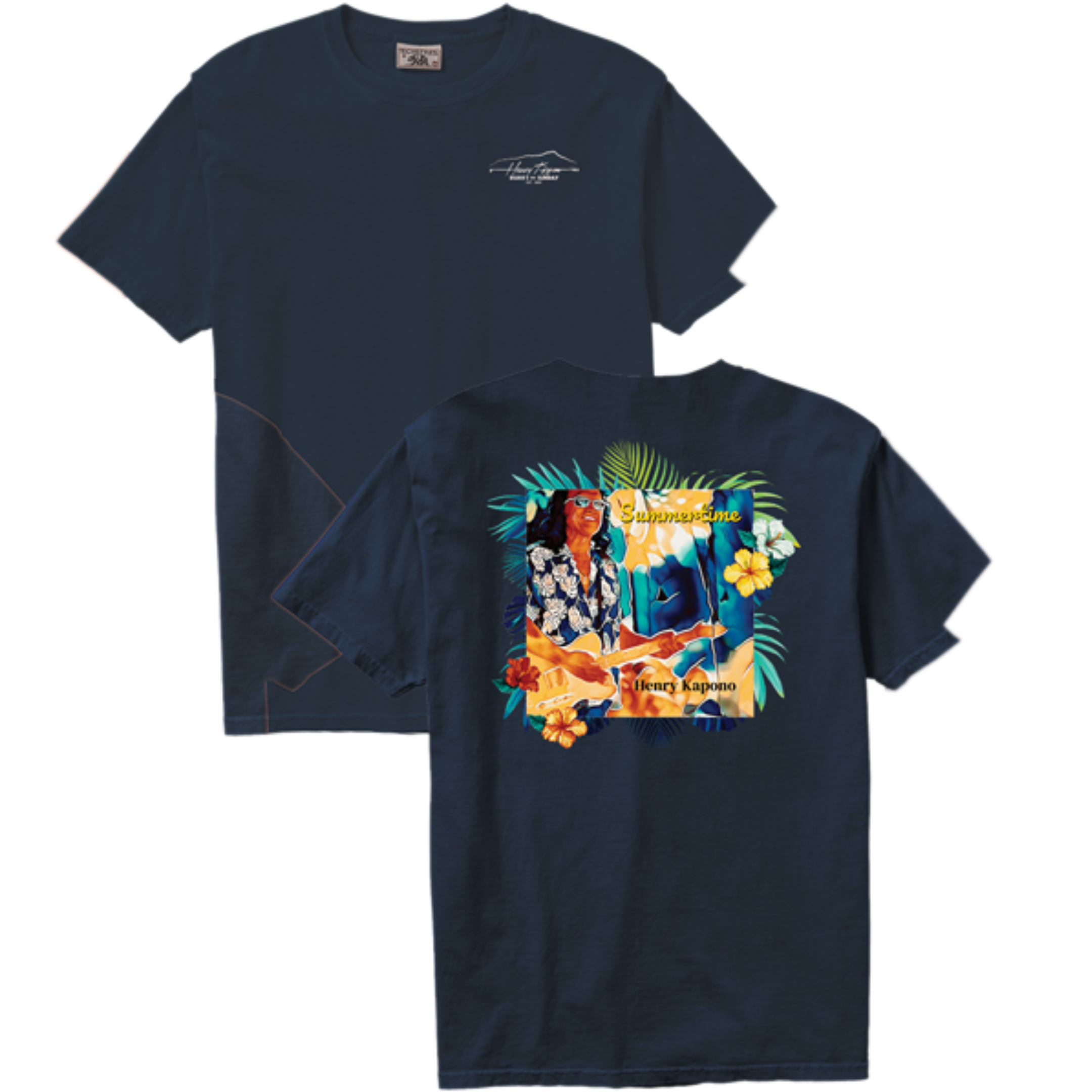 Summertime Tshirt - Indigo.png