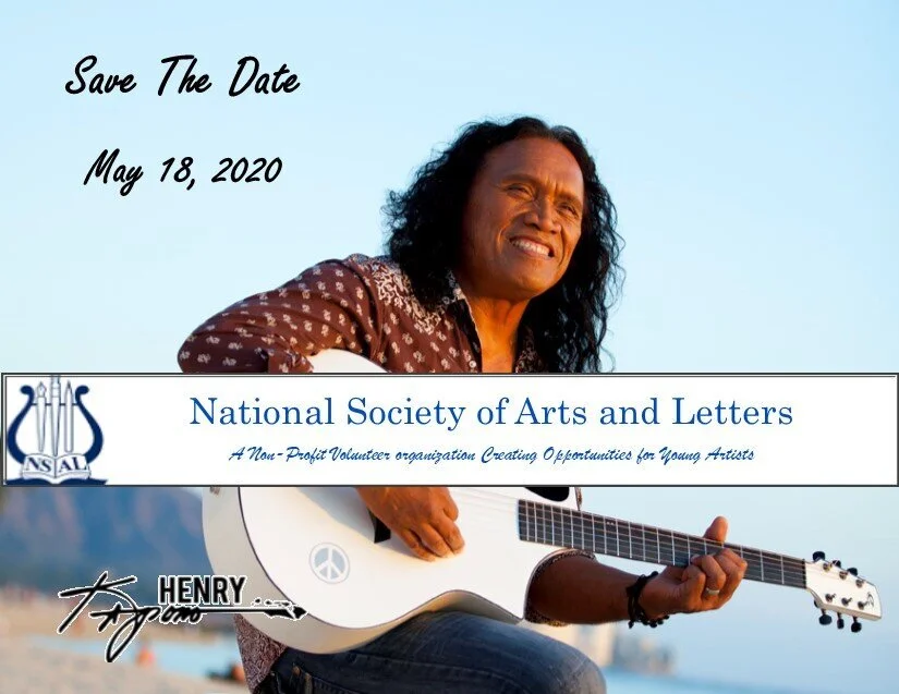 Henry Kapono Honored at the National Society of Arts and Letters - Hawaii
