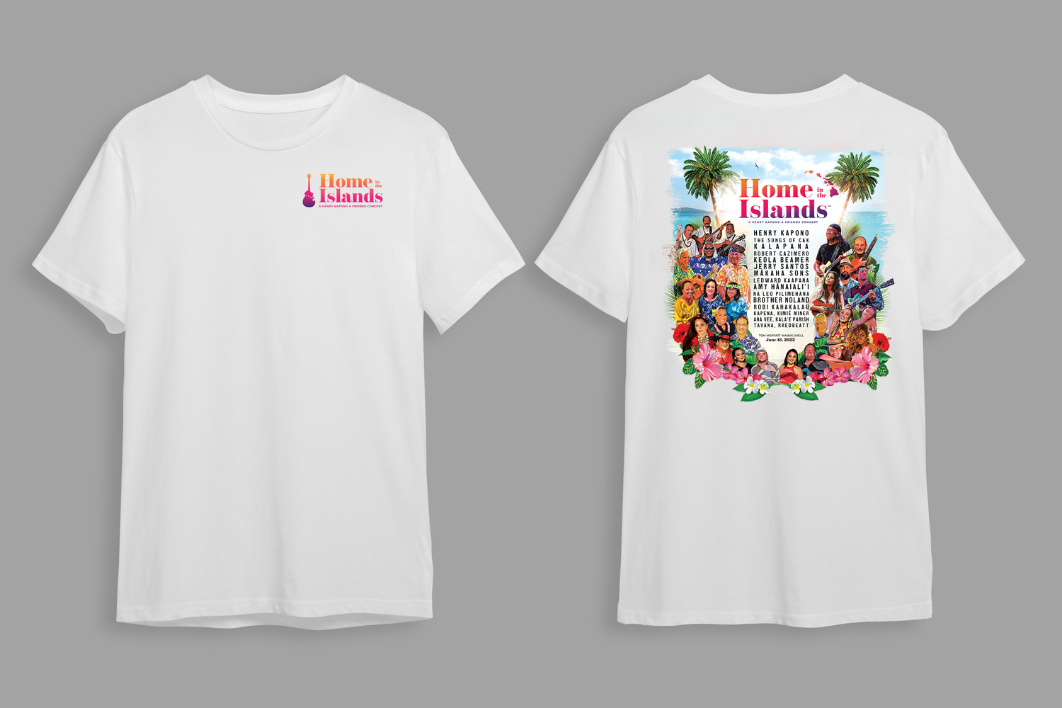 In The Islands 2022 Official Concert T-Shirt (White) — Kapono