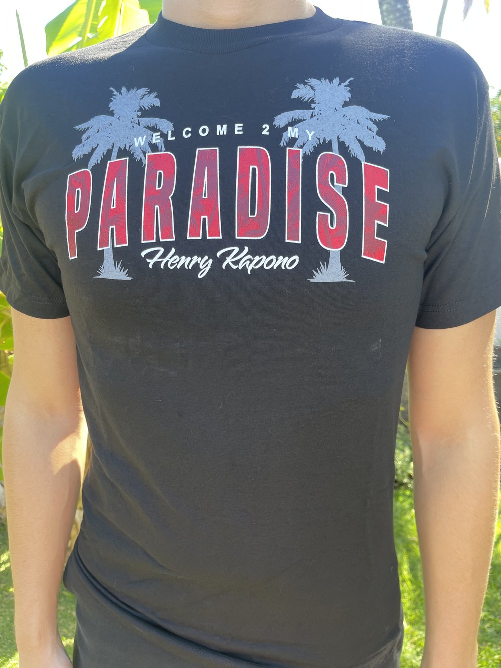 omvendt Betjening mulig Motherland Welcome 2 My Paradise" Crew Neck and V-Neck t-Shirt — Henry Kapono