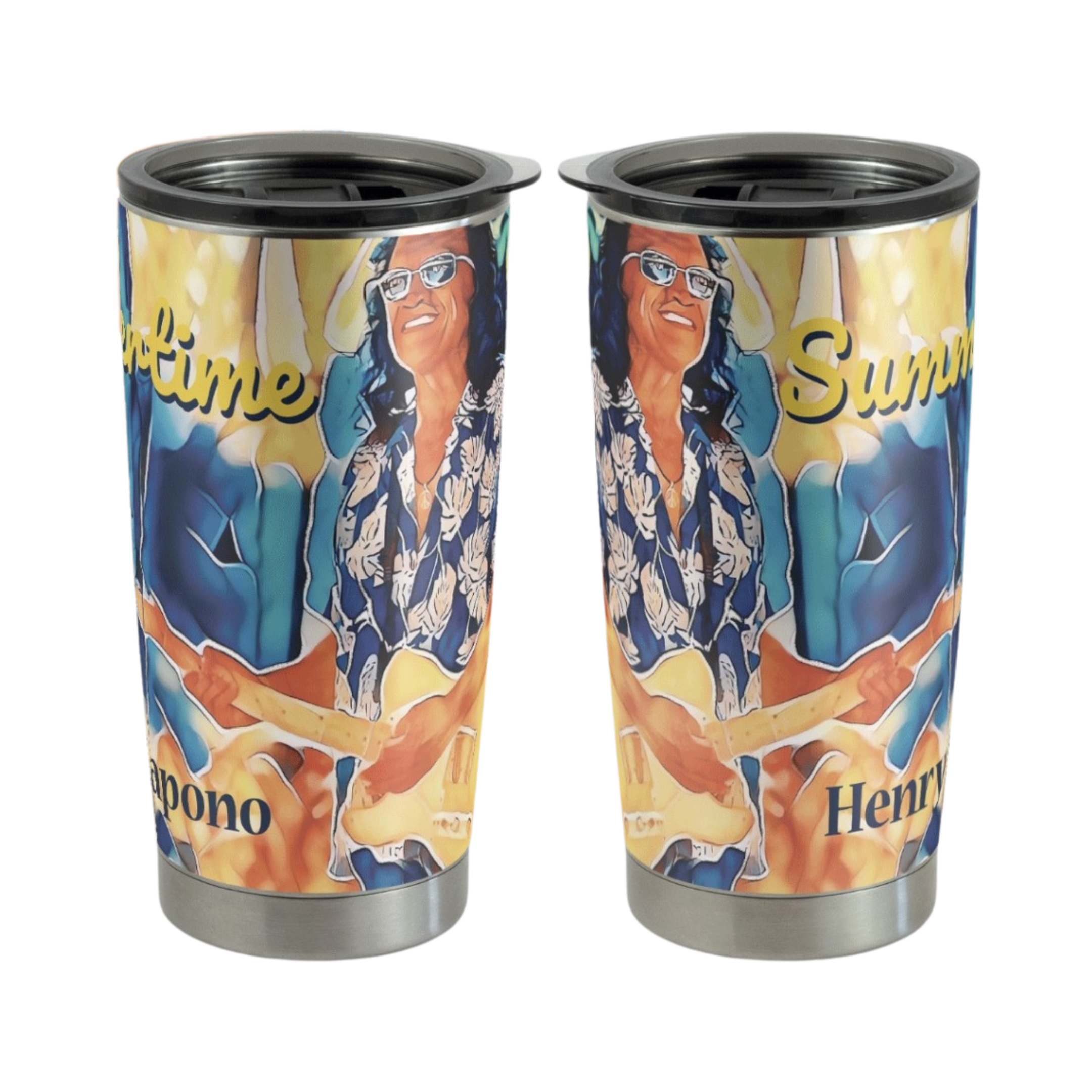Summertime Stainless Steel Tumbler.png