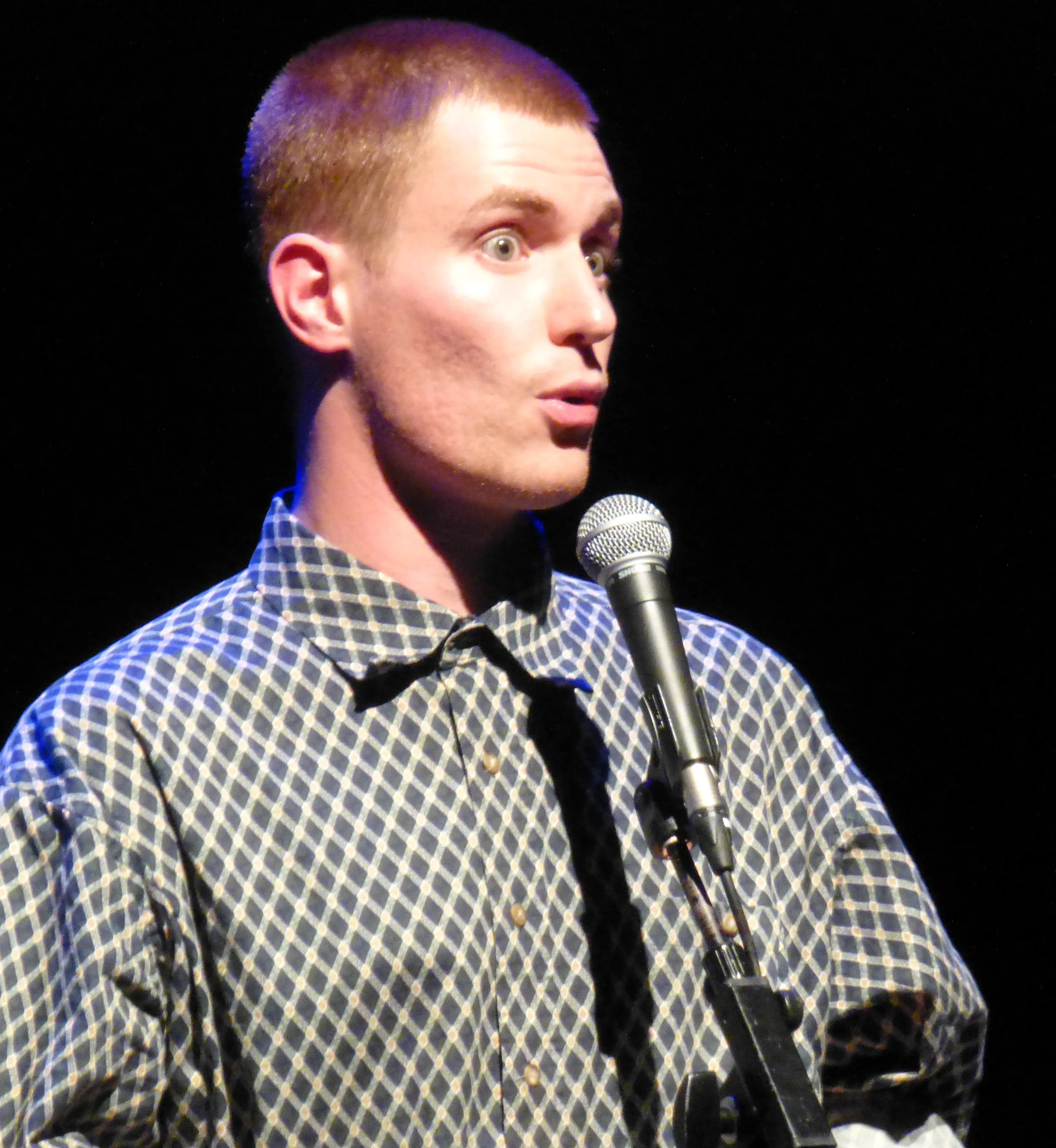 Chris White, Winner of the 2018 Exeter Poetry Slam