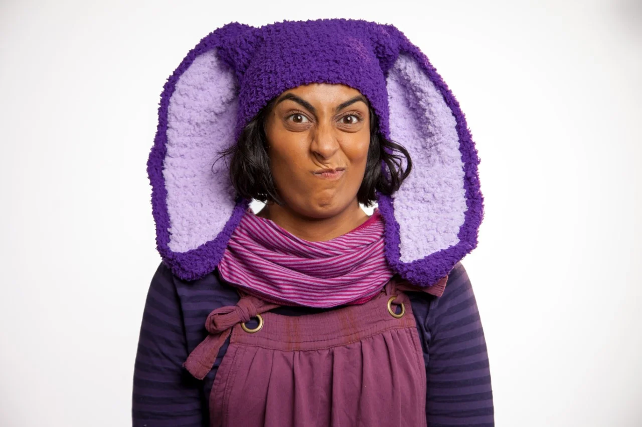 Charice Bhardwaj as the Velveteen Rabbit in Quirk’s new Christmas show for 2019. Photo: Chris Jones.