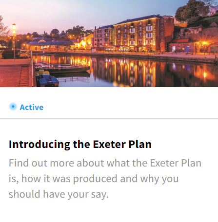 Have Your Say on the Exeter Plan Draft
