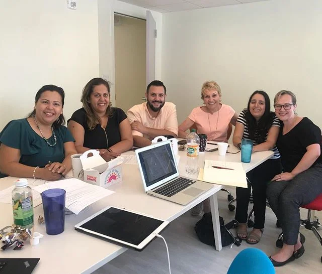 The beautiful faces of the Administration at the Bronx Center!! .
.
#mccartonfoundation #mccarton #autism #autismacceptance #autismawareness #donate #beautifulpeople