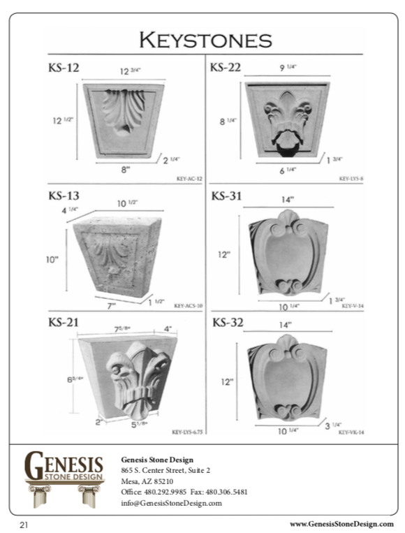 Genesis Catalog — Genesis Stone Design