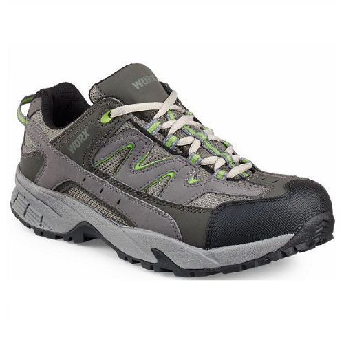 Worx 5111 - Women’s Athletic Grey/Green Aluminum Toe - Electrical Hazard Click here for specifications