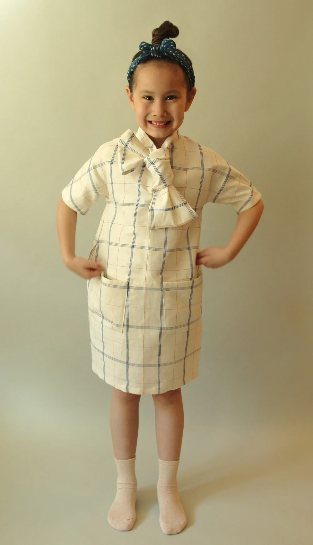 Kimono Sleeved Bow Dress