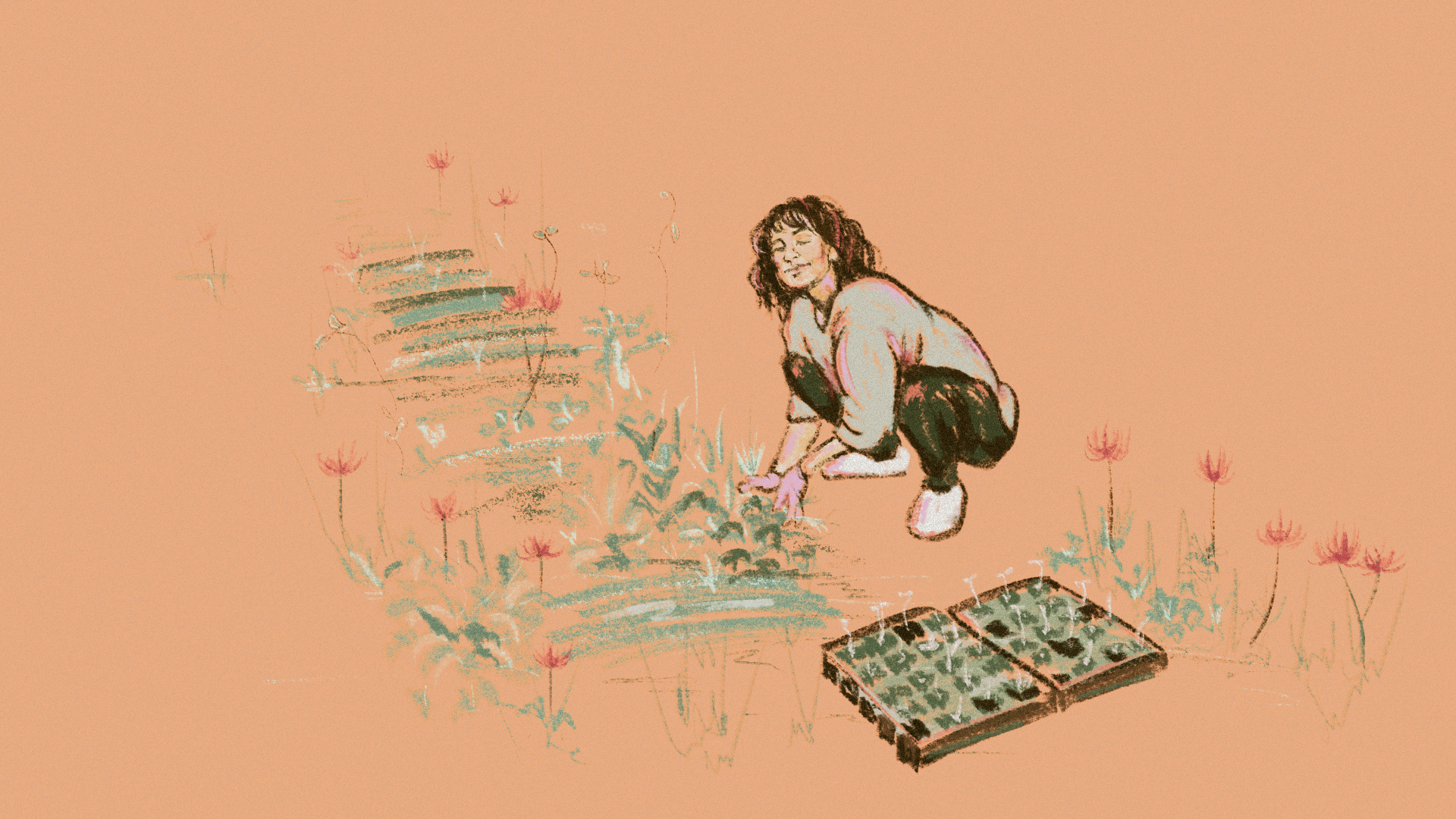  Age 30 - January 2025 - procreate  This one is kind of cheating because I didn’t really make it with the intention of it being that year’s self portrait, but it’s the only one I ended up making that year. It was to go with my first blog post on Subs