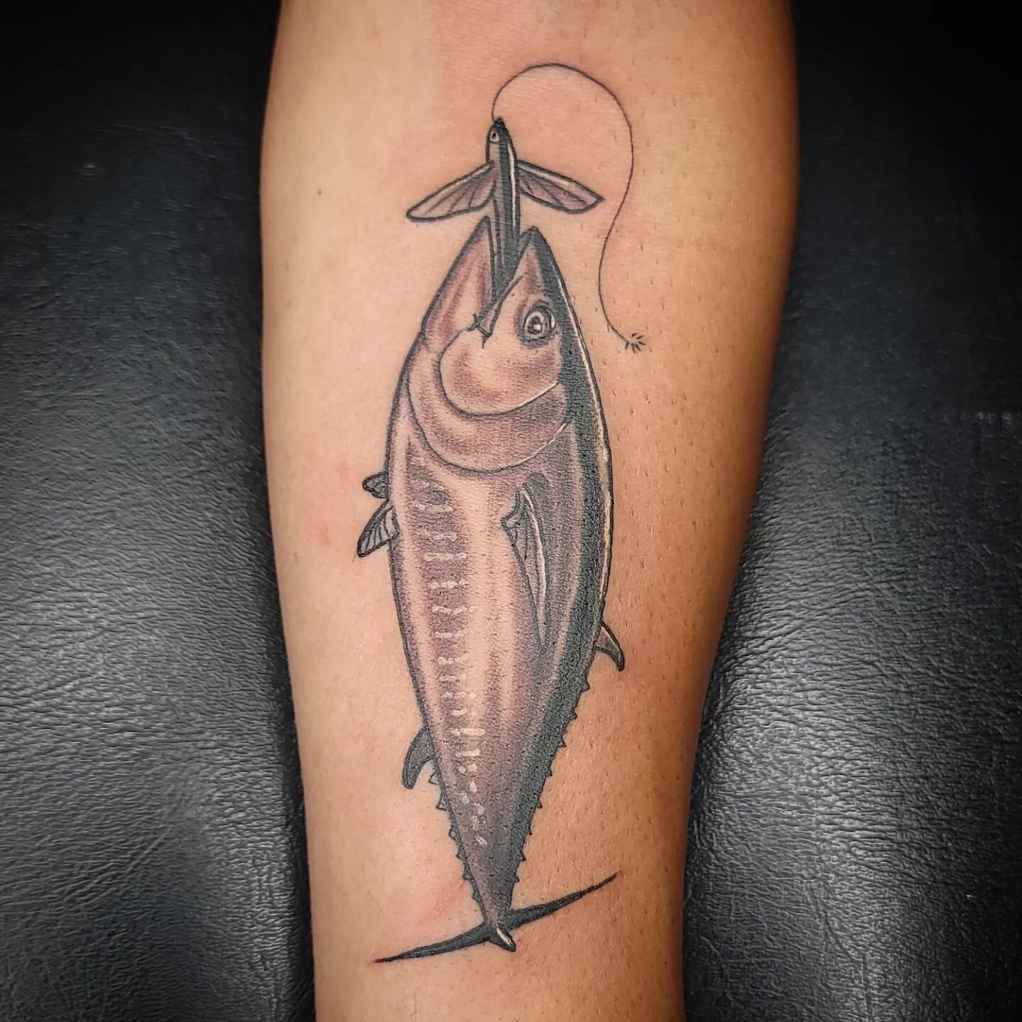 Fish  Polynesian Lure by Adam Considine TattooNOW