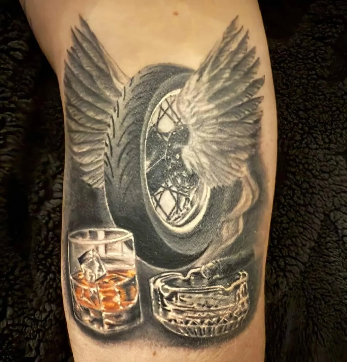 Healed shot of one I put in my story a month or so ago  #shoguntattoo #shoguntattoopasadena