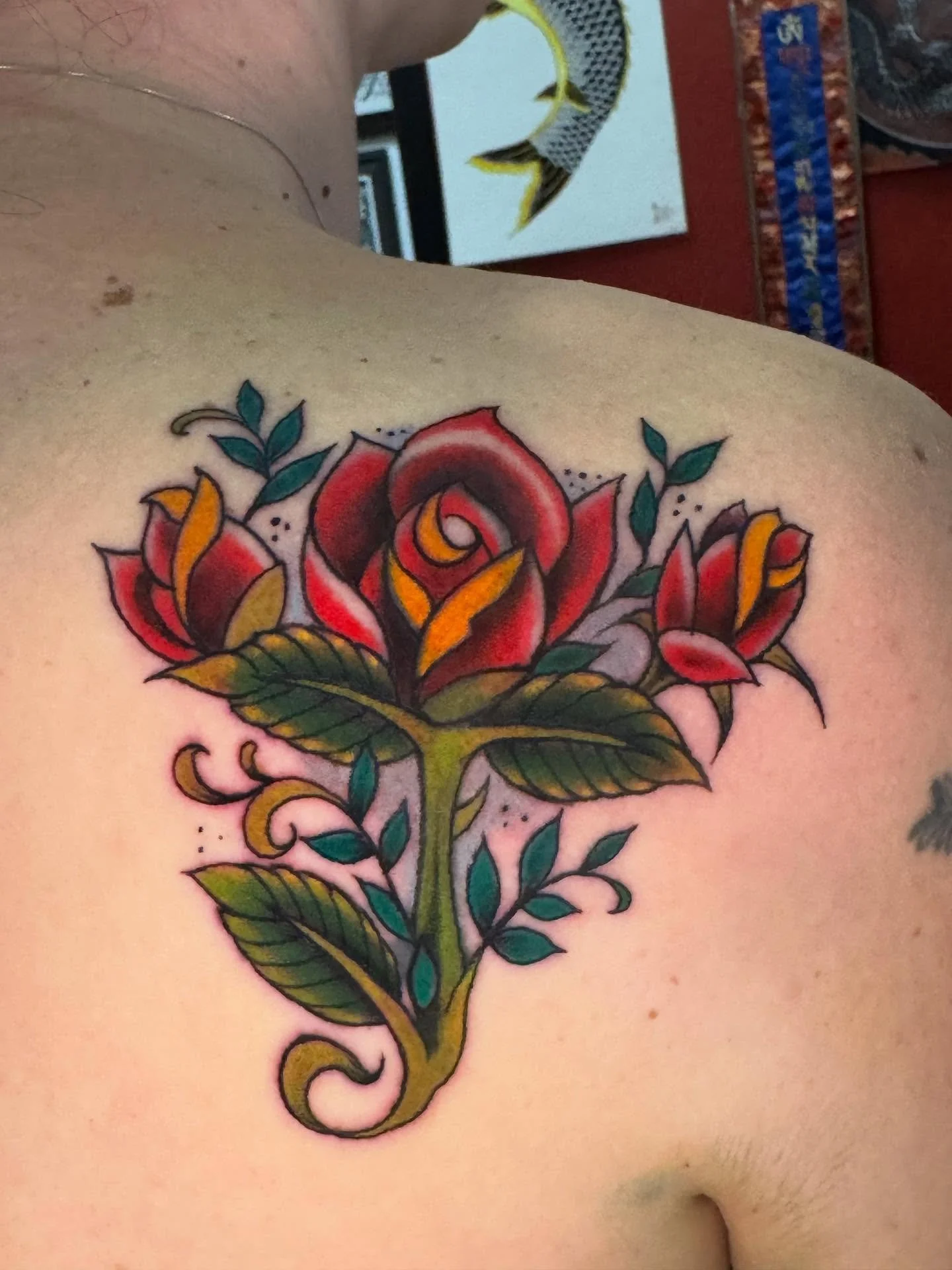 Fun coverup for Allison. Thanks much! #shoguntattoo #shoguntattoopasadena