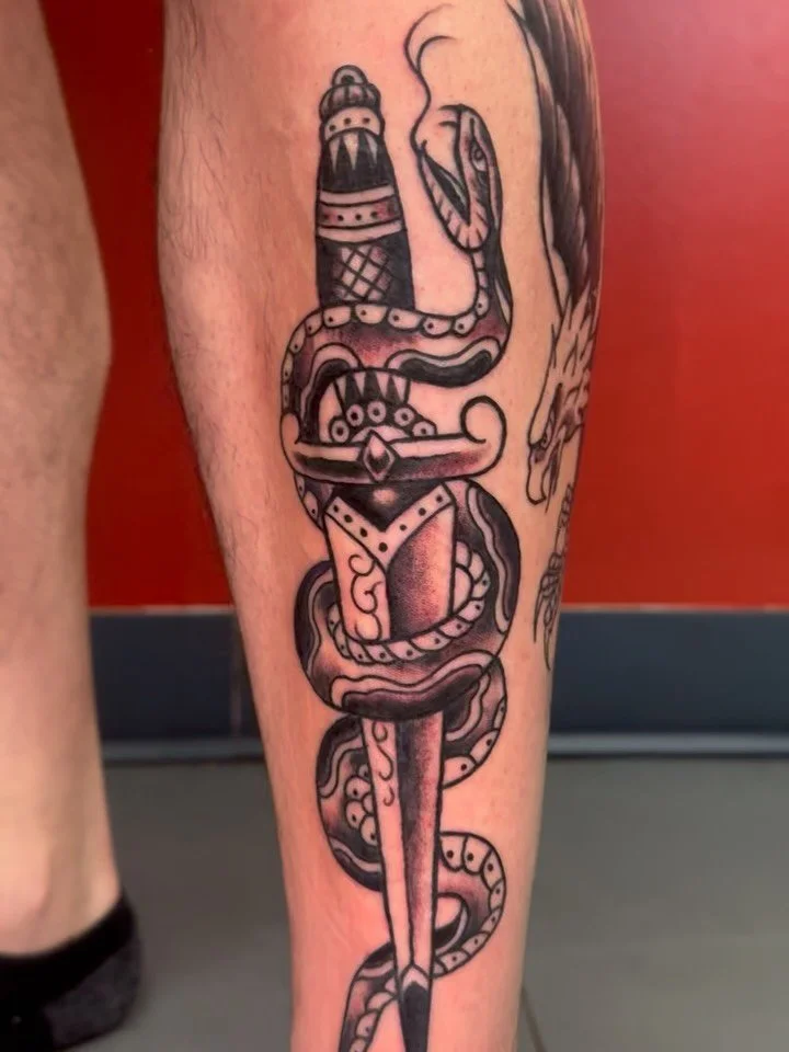 Couple cool ones for @altheloanguy thanks , more to come. #shoguntattoo #shoguntattoopasadena #traditionaltattoos @shoguntattoo