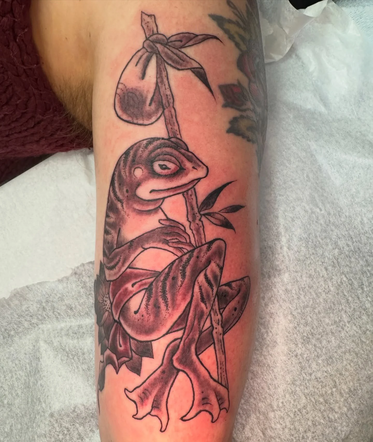 Super fun one for Sam today, thanks for letting me run with this one. #shoguntattoo #shoguntattoopasadena