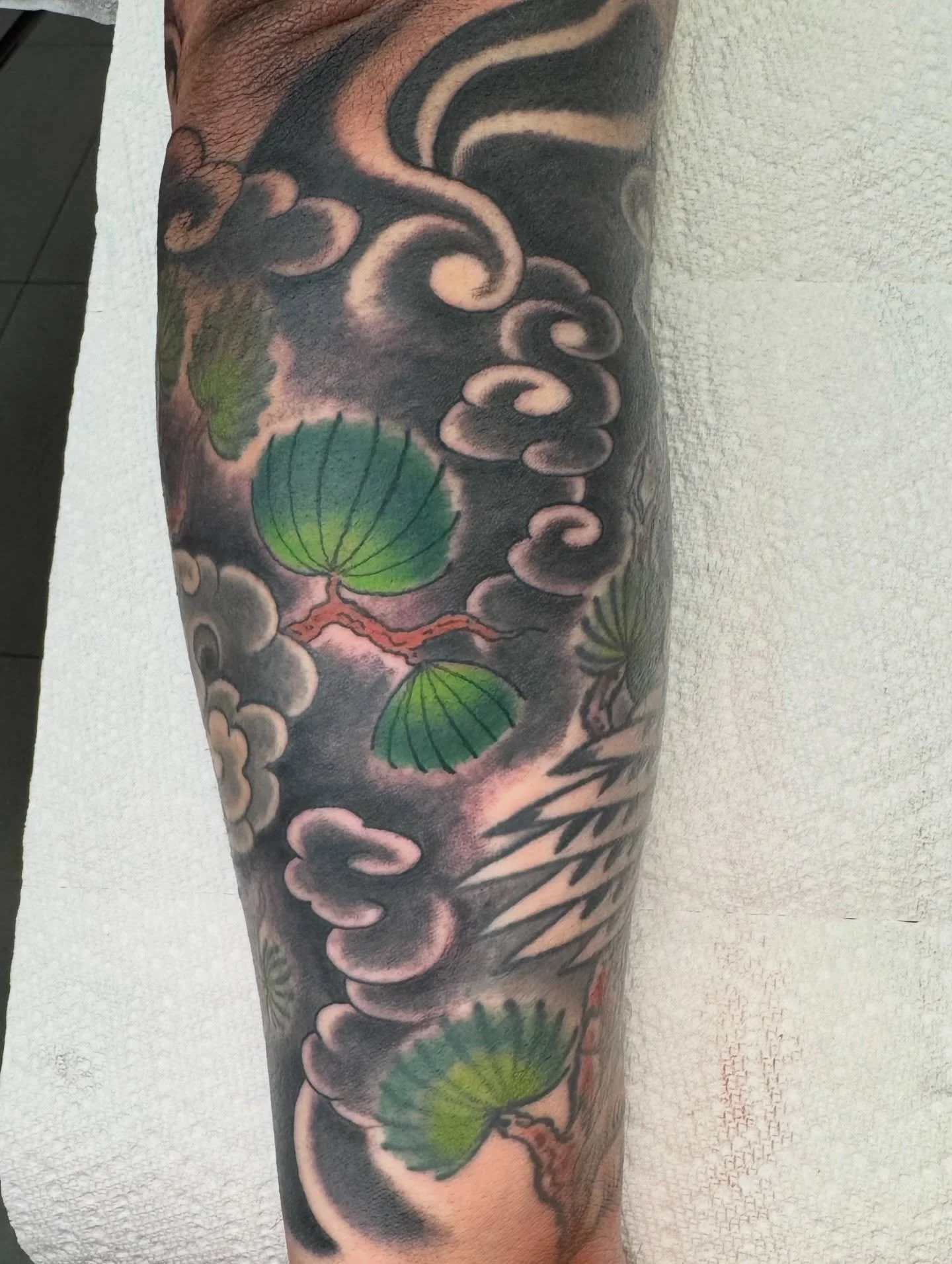 Drawn in background for @activation_energy_bjj  Owl healed up .thanks for the trust &amp; good times ! @shoguntattoo #shoguntattoo #shoguntattoopasadena #japanesetattoo