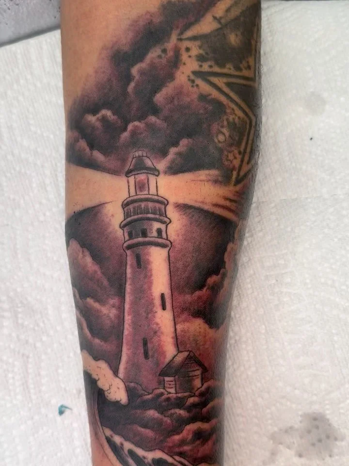 Some cool stuff for Rondale, in progress. #shoguntattoo #shoguntattoopasadena