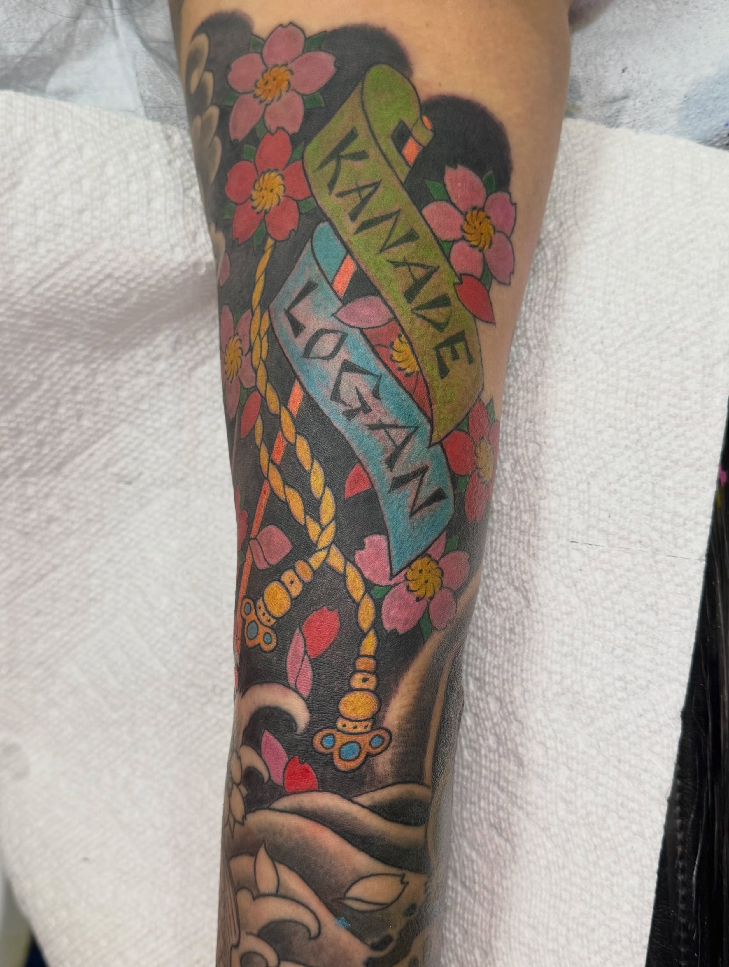Inside arm KO for @abby__normal__  thanks for hanging tuff! #shoguntattoo #shoguntattoopasadena