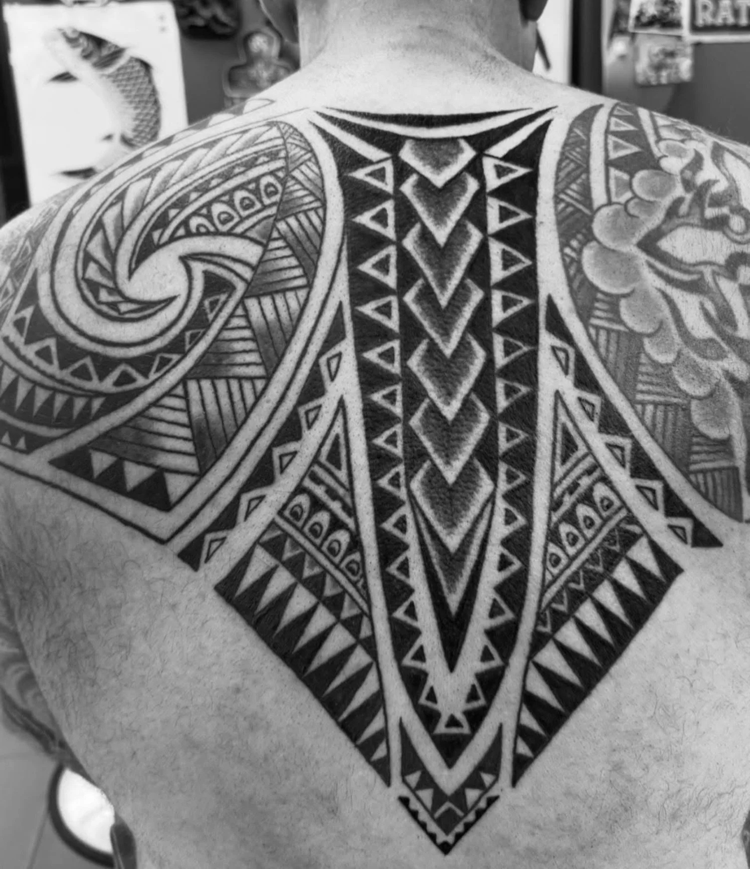 One from last month, for Tony . Thanks for letting me run with it. #shoguntattoo #shoguntattoopasadena