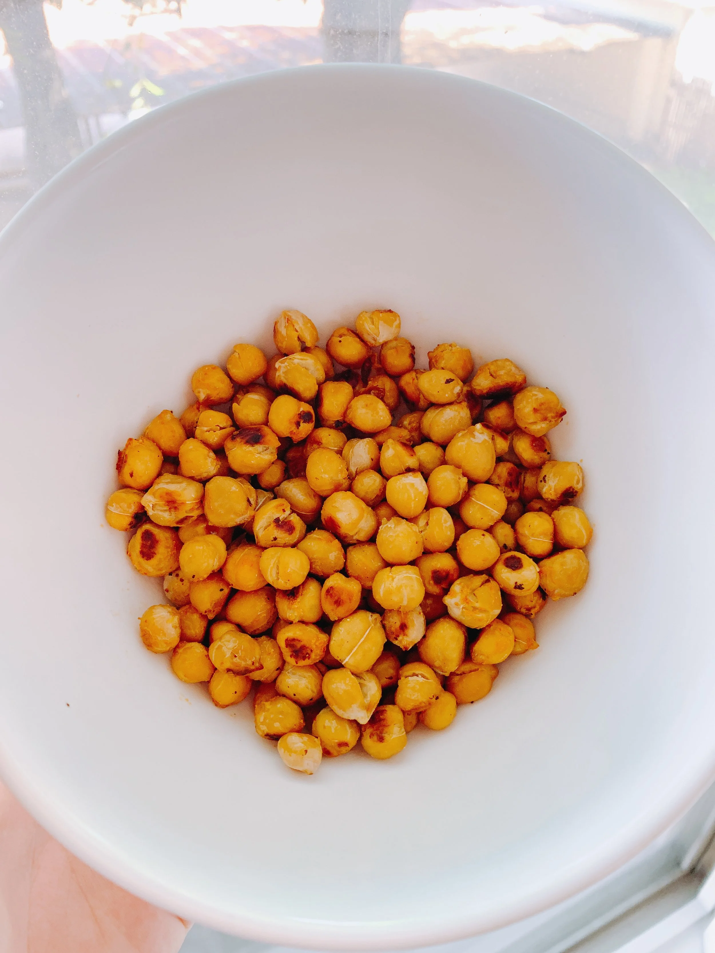 Spicy Toasted Chickpea's 