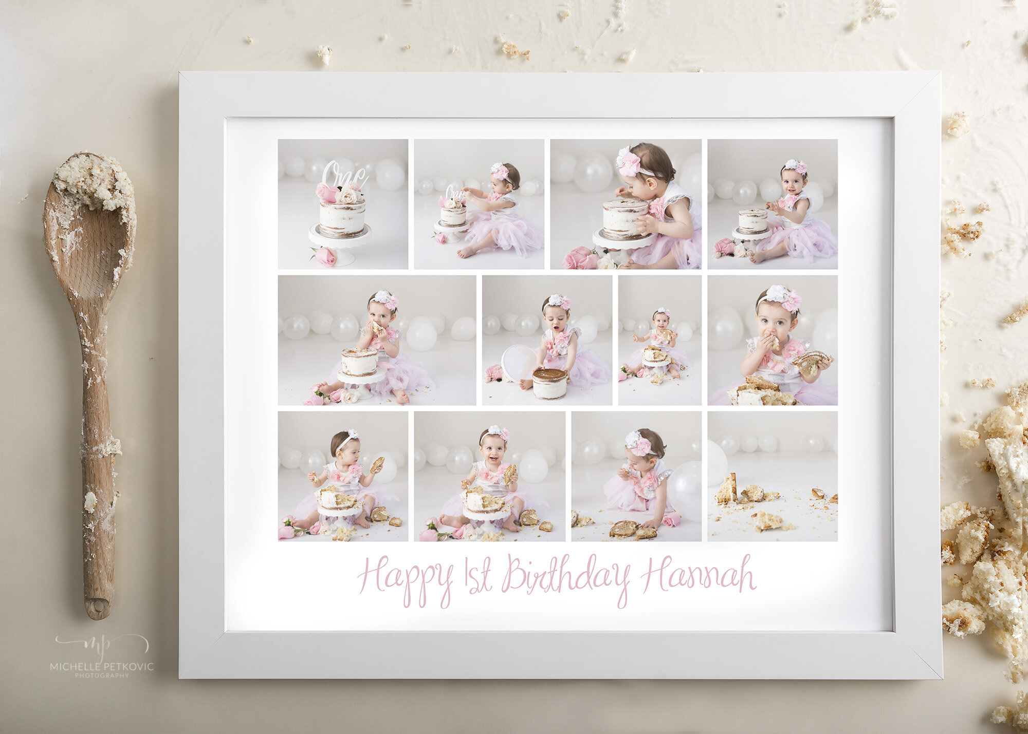 cake smash and birthday portrait photography in Paralowie and around Adelaide