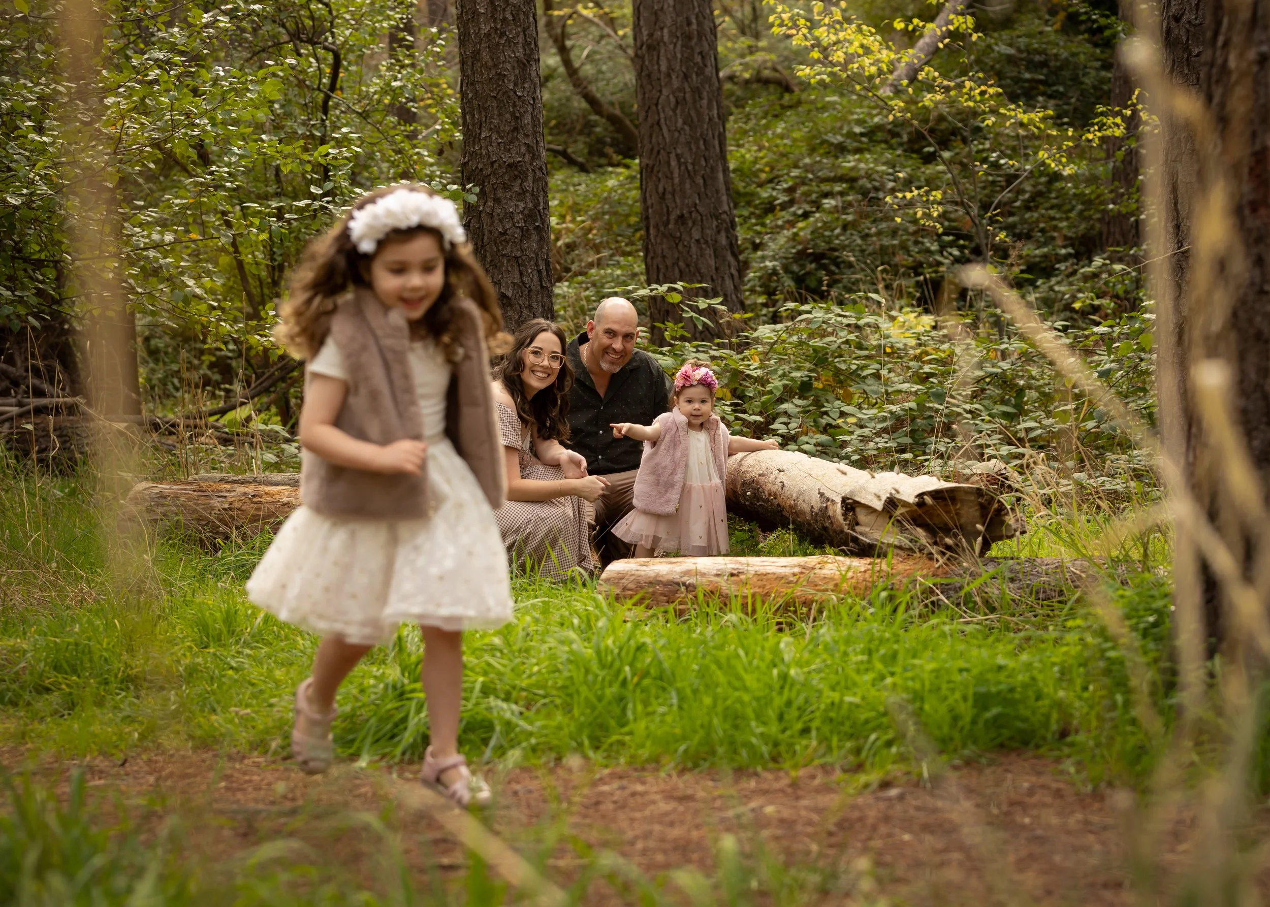 A Golden Hour Family Session in Blackwood Forest