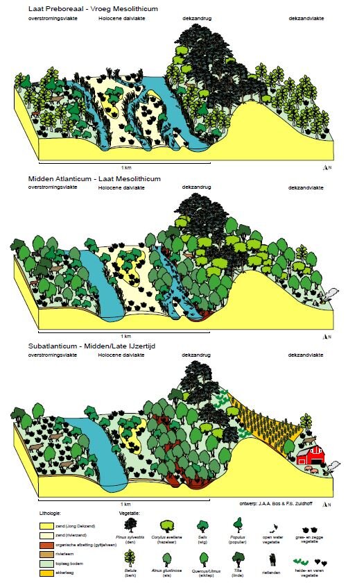 reconstructie van het landschap