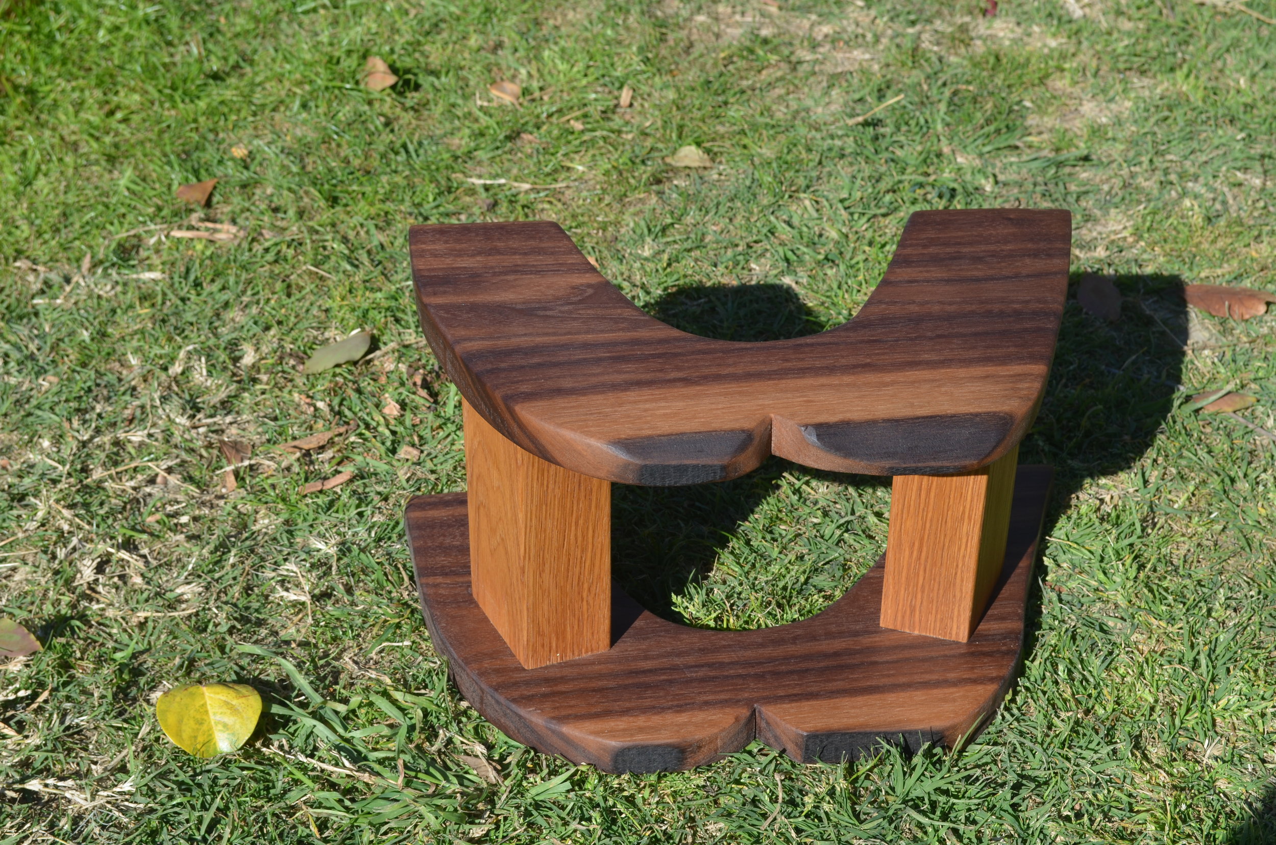Walnut And Oak Squatty Potty