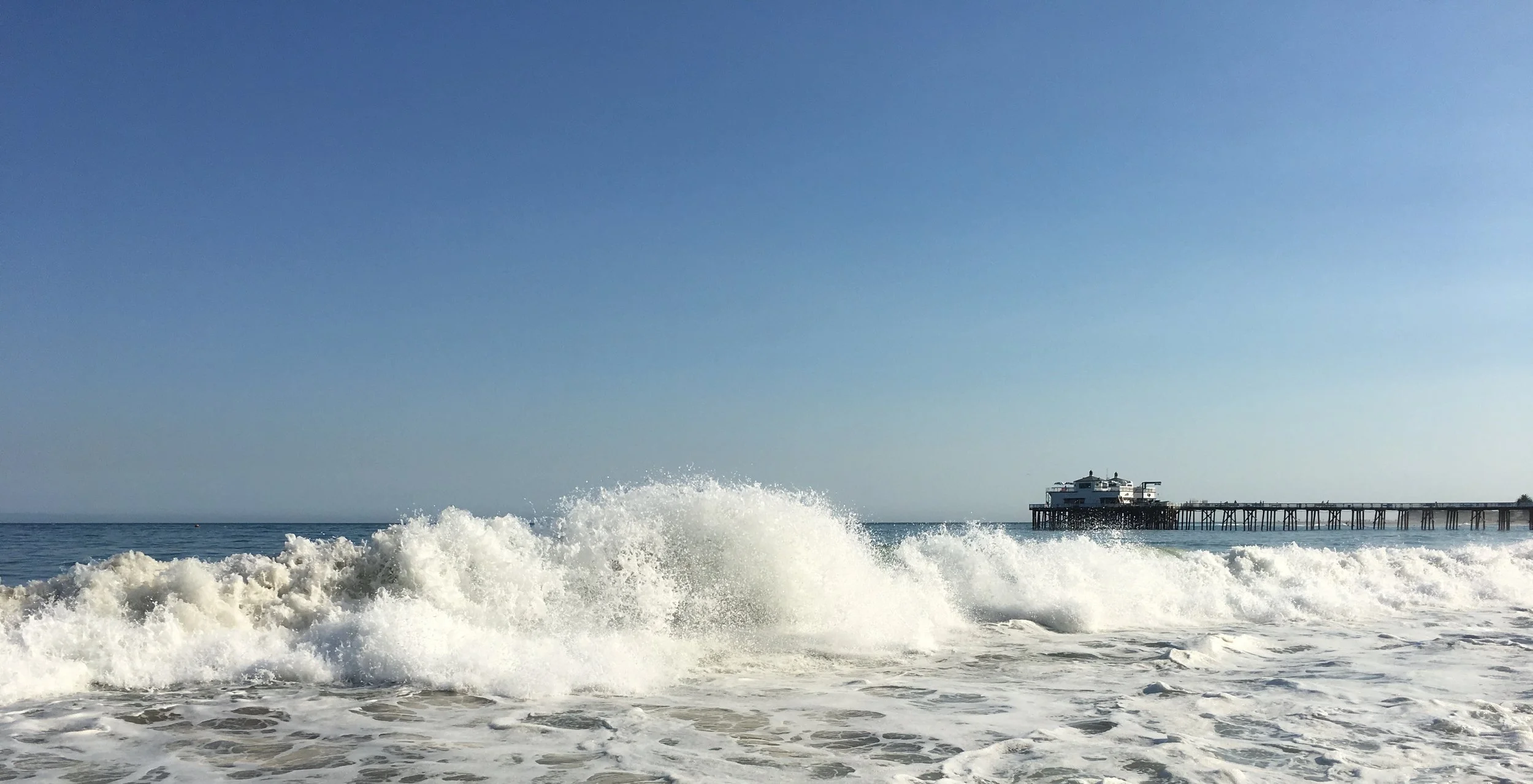 Malibu Pier Waves