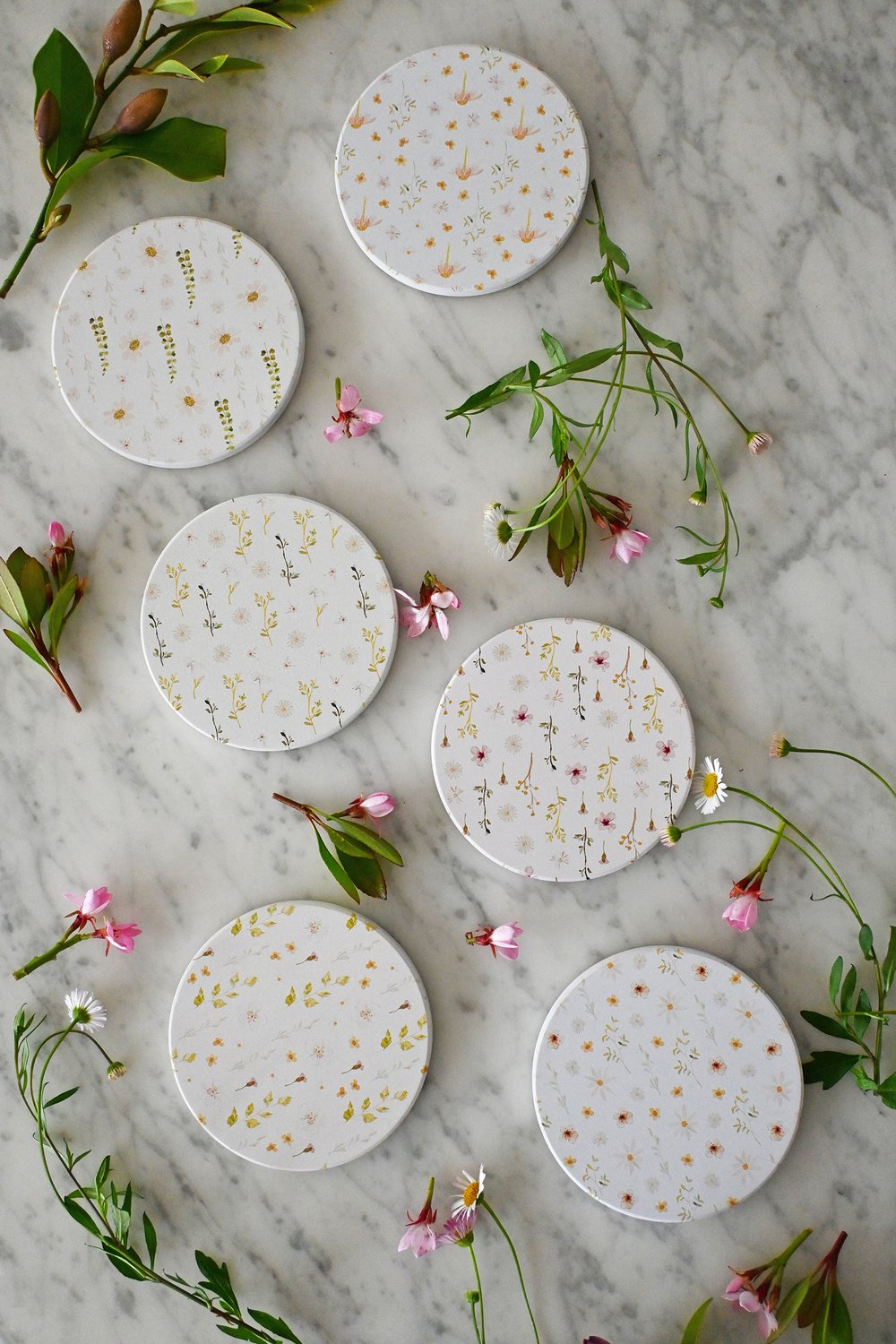 Wildflower Ceramic Coasters Australia
