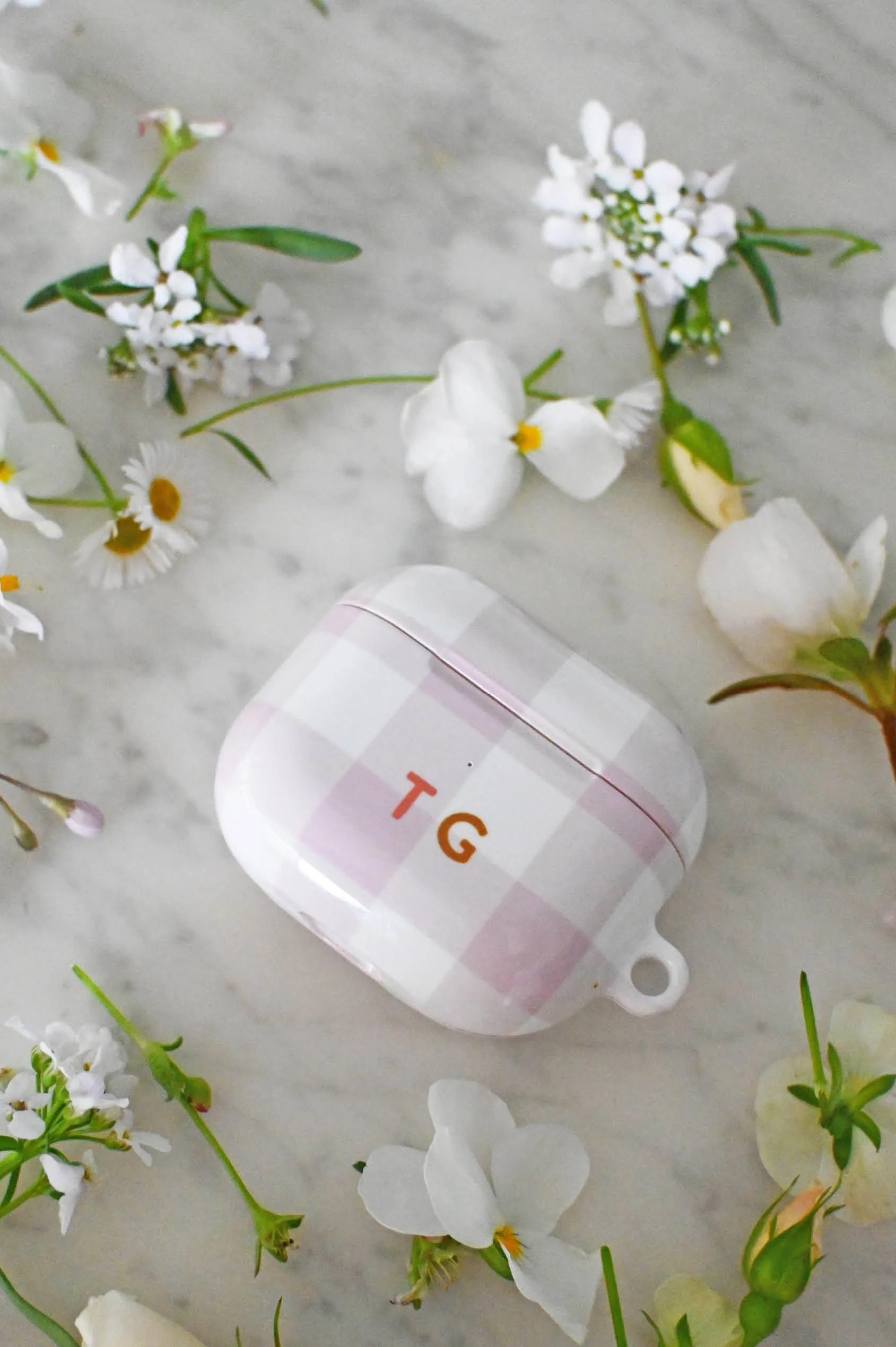 Elsie Lavender Personalised AirPods Case