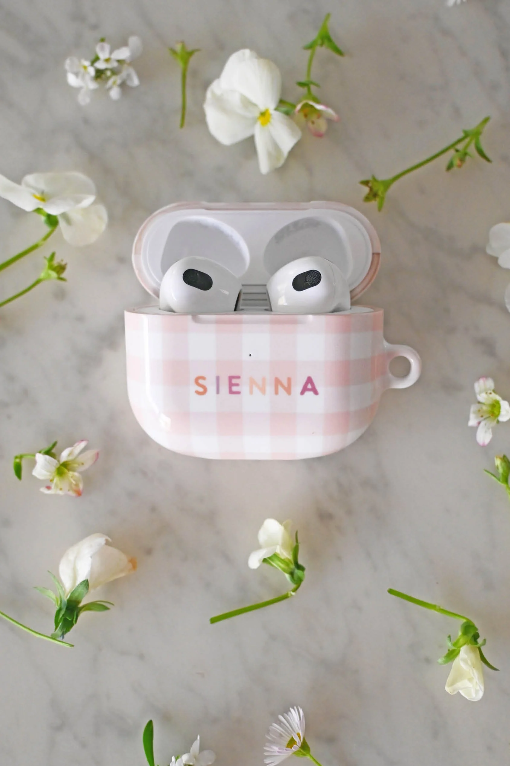 Sadie Blush Personalised AirPods Case