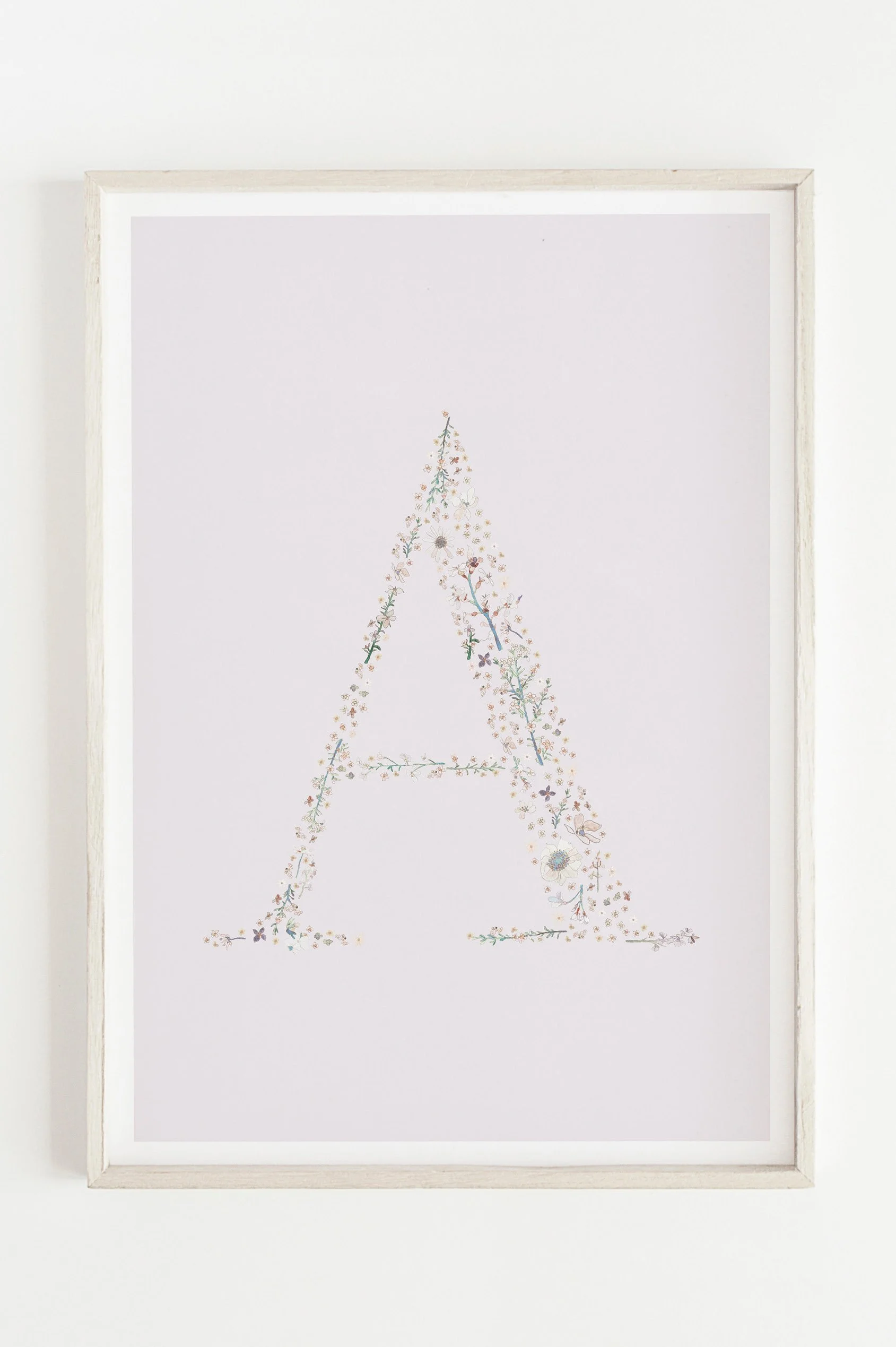 Custom Letter Print - Stone
