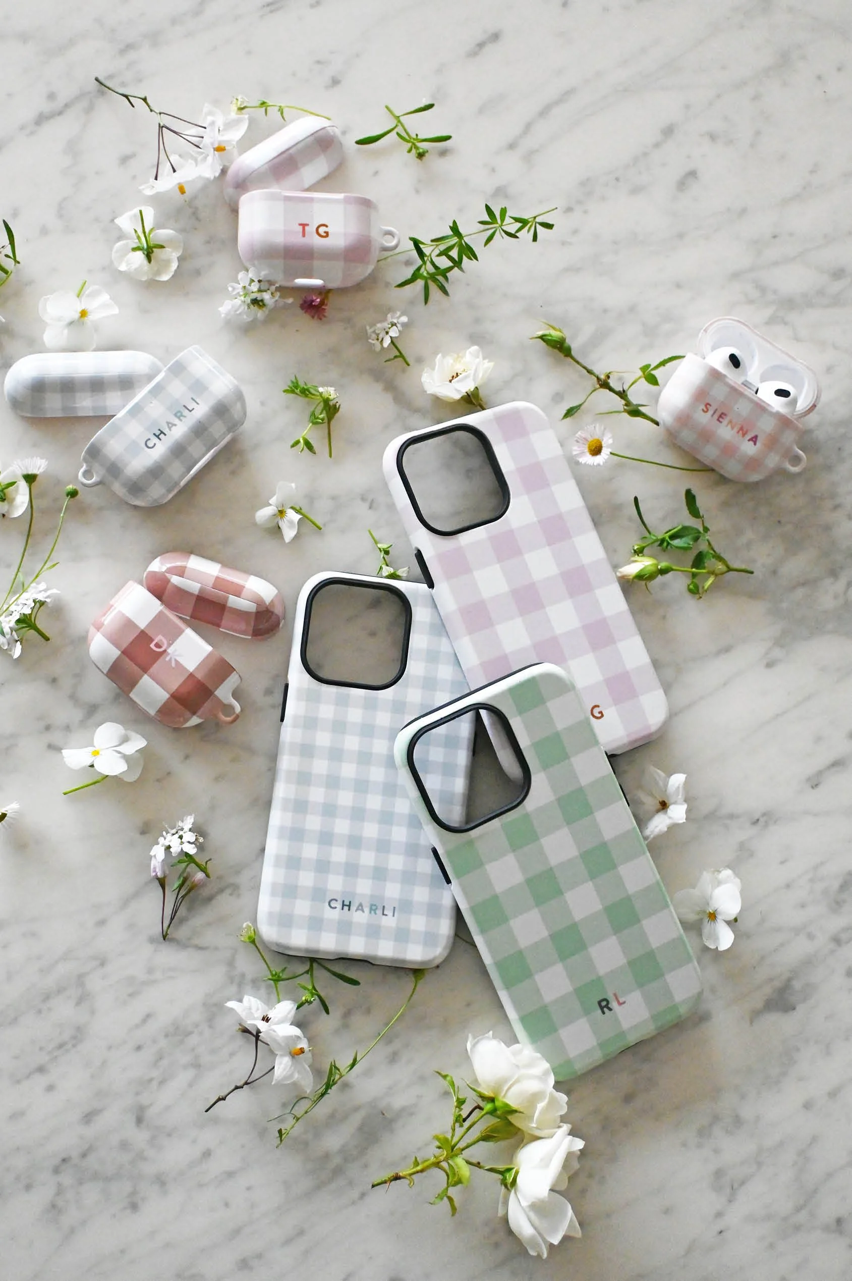 gingham-initial-personalised-phone-case-group-photo.jpg