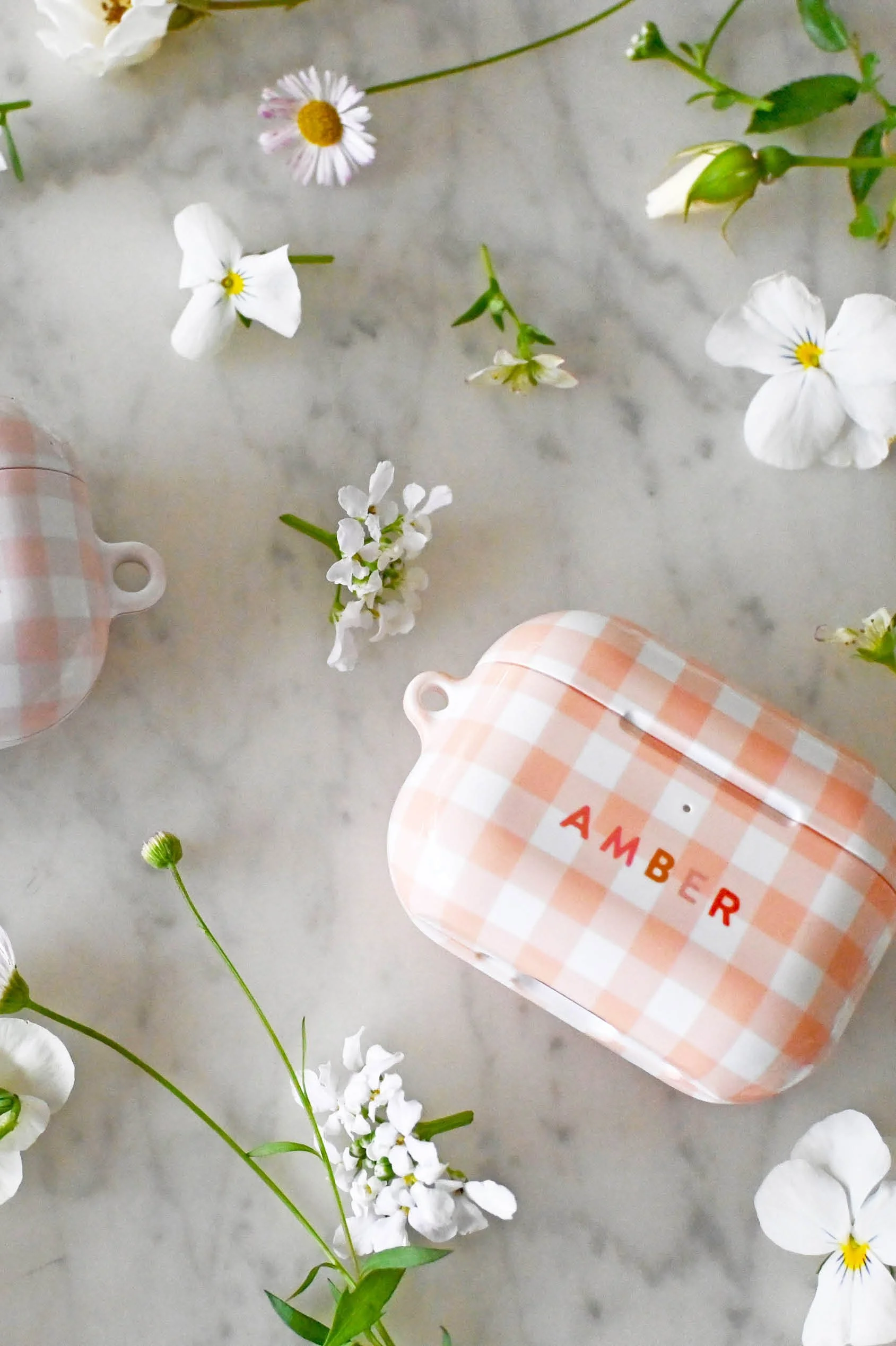 Sadie Peach Personalised AirPods Case