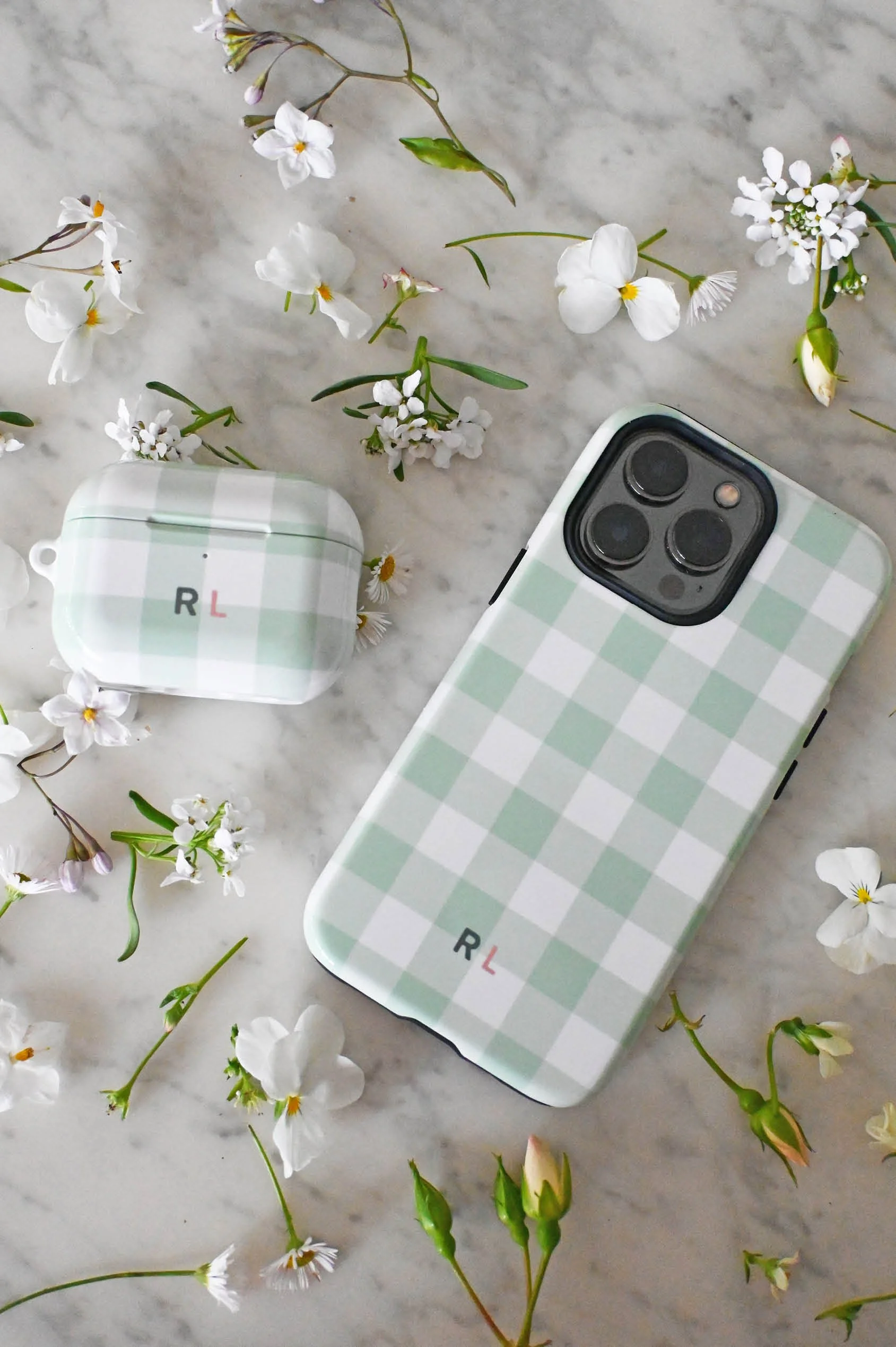 gingham-initial-personalised-phone-case-mint-matching-set.jpg