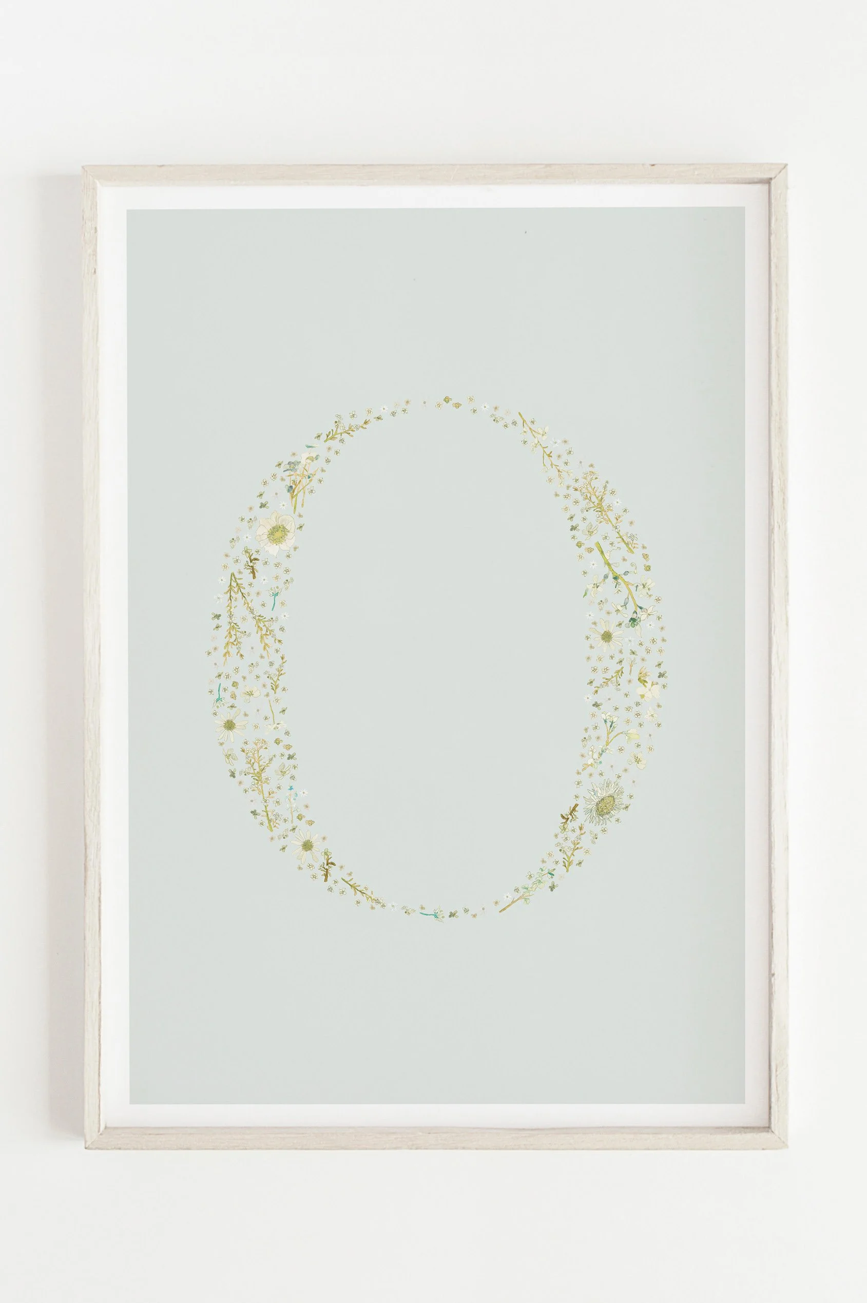 Custom Letter Print - Seaweed