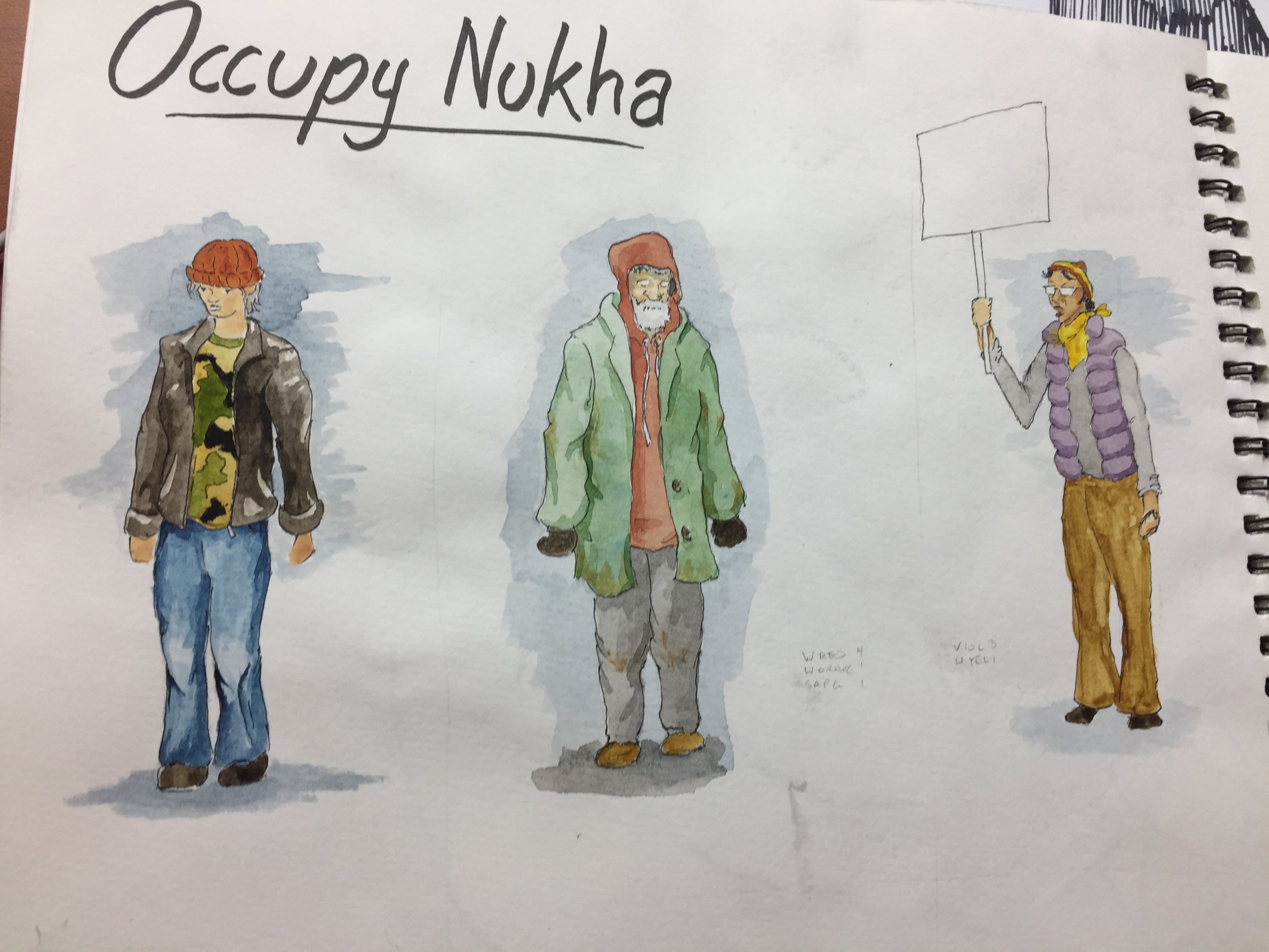 Overview renderings for chorus members