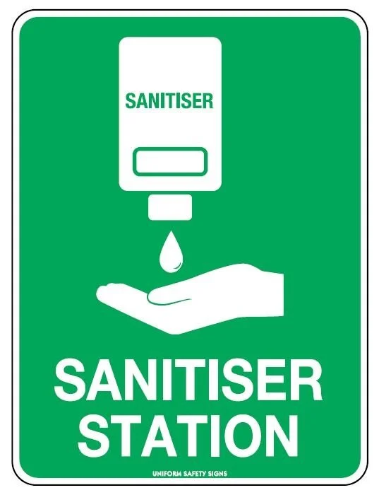 Sanitiser Station Sign